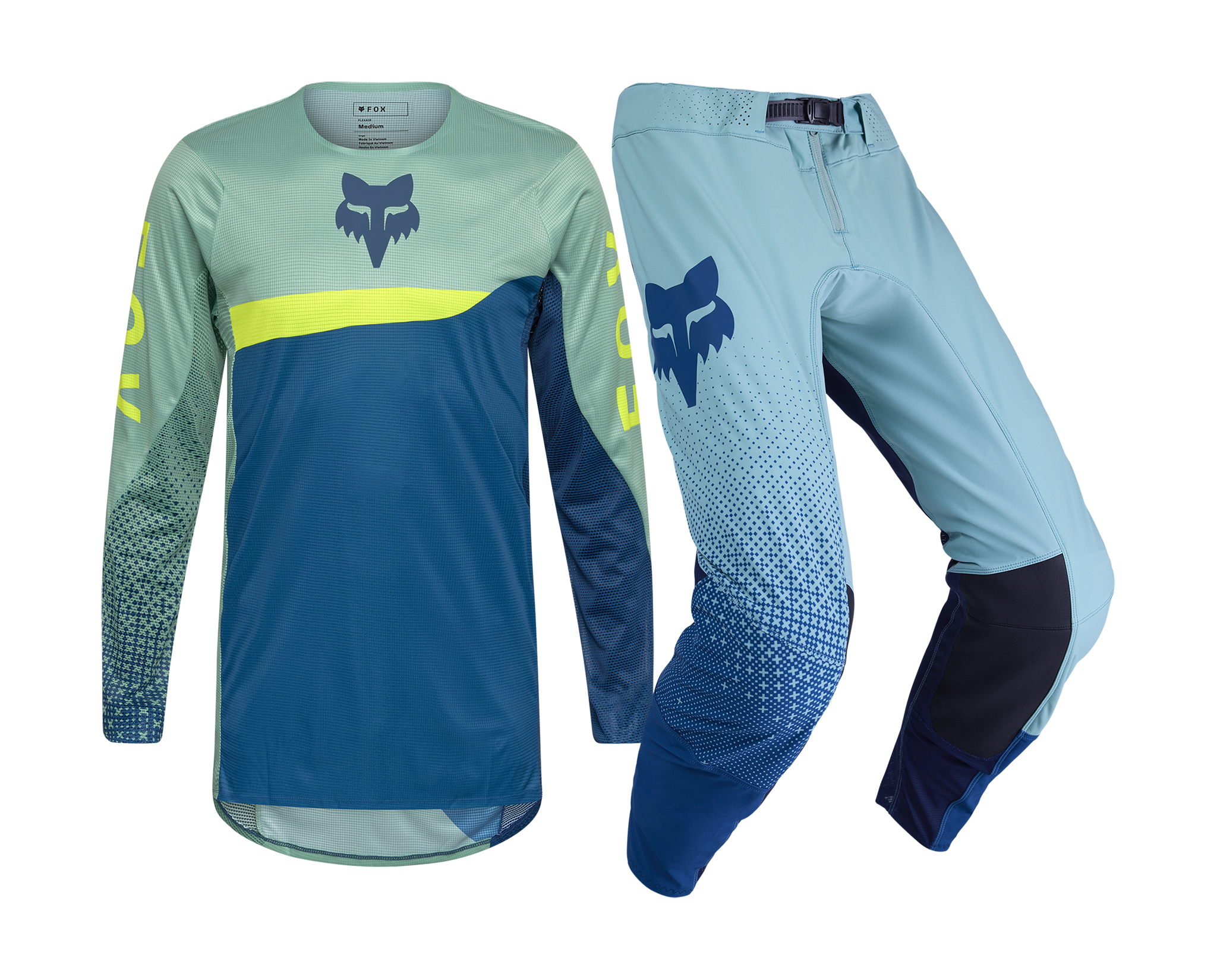 Fox Crosskleding 2026 Flexair Fracture - Spearmint