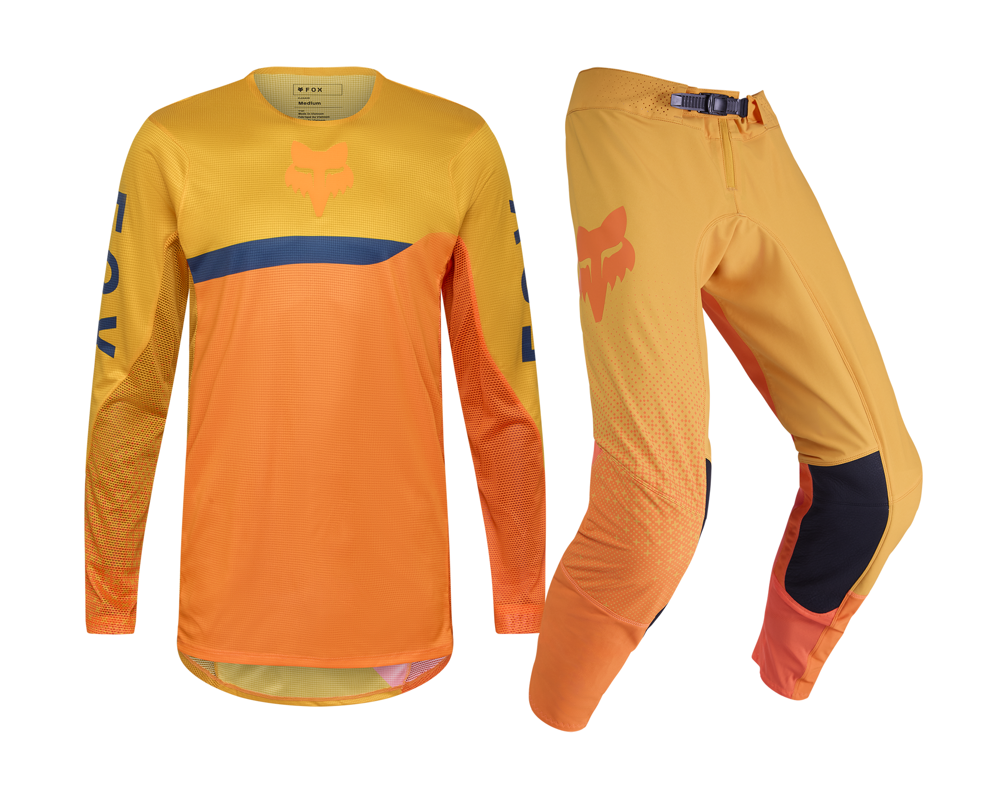 Fox Crosskleding 2026 Flexair Fracture - Tangerine