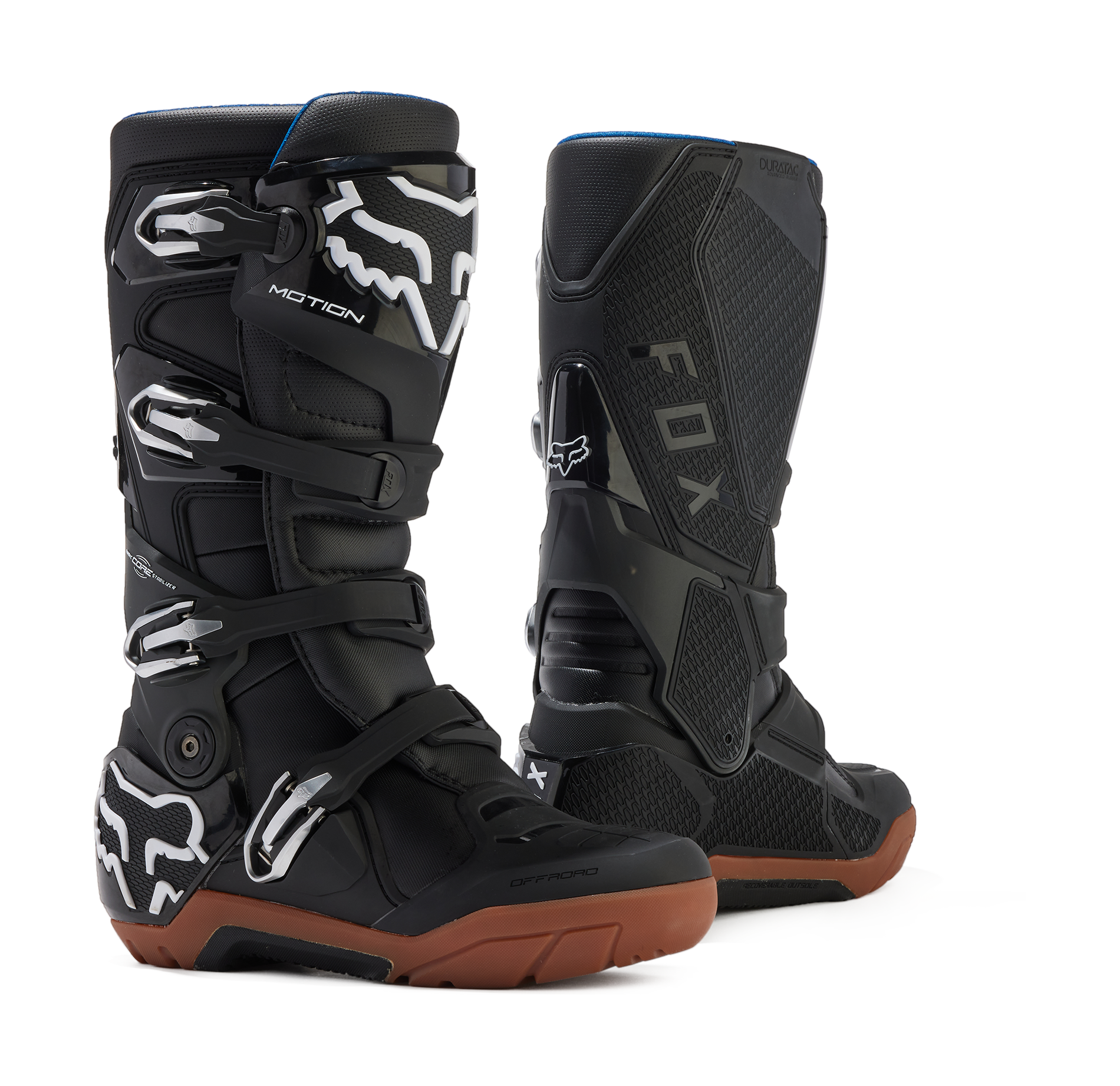 Fox Crosslaarzen Motion X - Zwart / Gunmetal