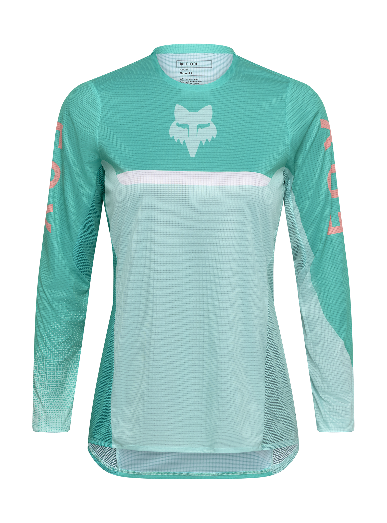 Fox Dames Cross Shirt 2026 Flexair Fracture - Aqua