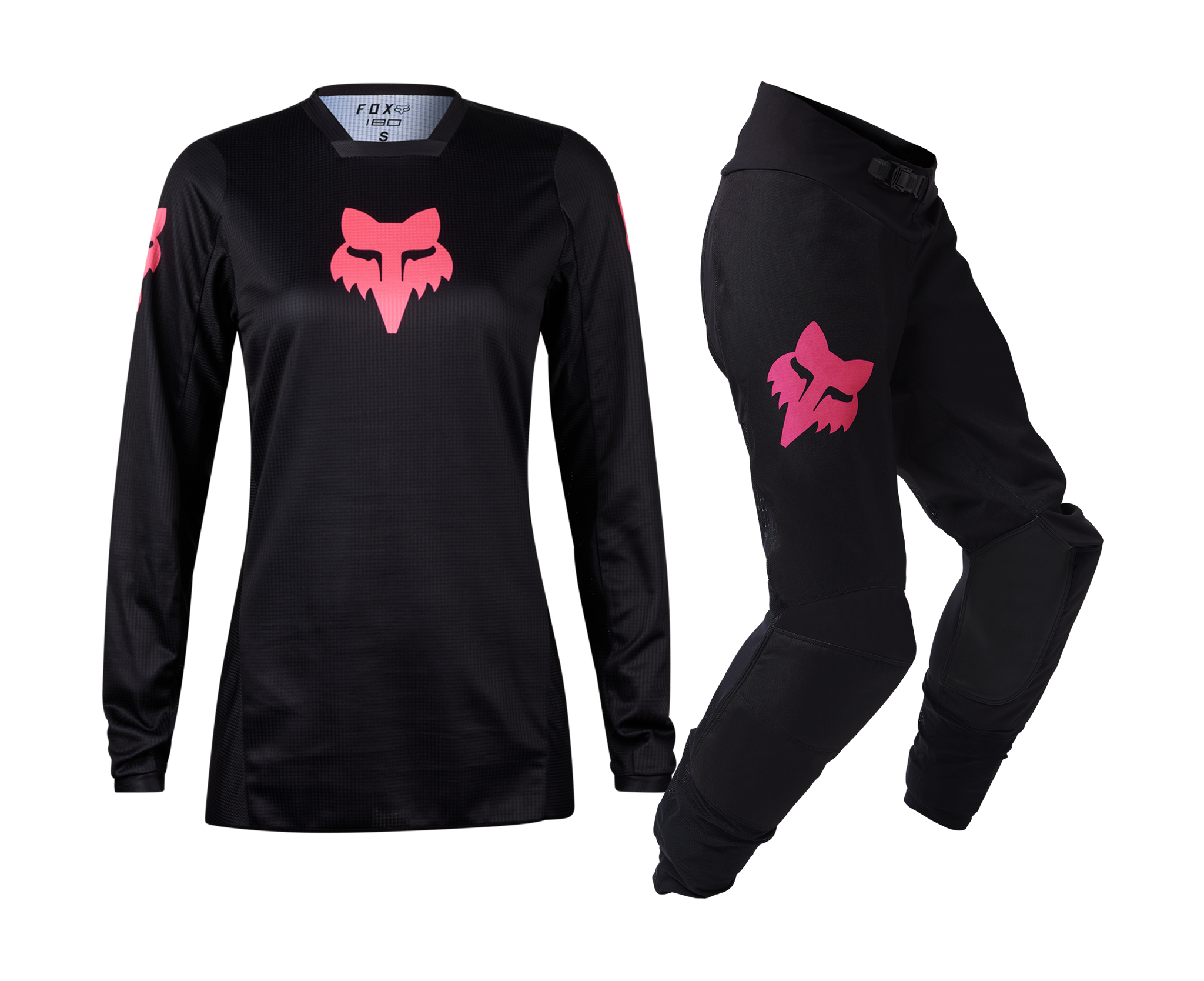 Fox Dames Crosskleding 2026 180 Blackout - Zwart