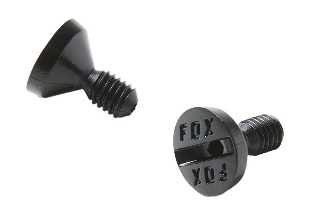 Fox Helmklep Schroeven V3 RS - Clear - 2 Stuks