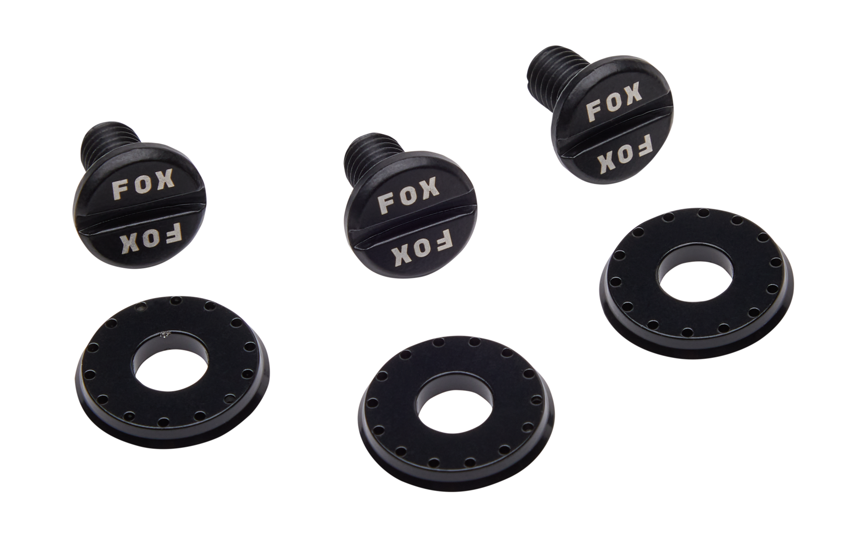 Fox Helmklep Schroeven V3 RS - Zwart - Set