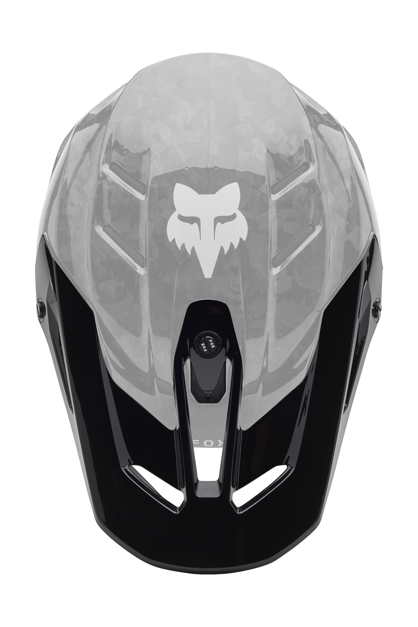 Fox Helmklep V3 RS Solid - Zwart