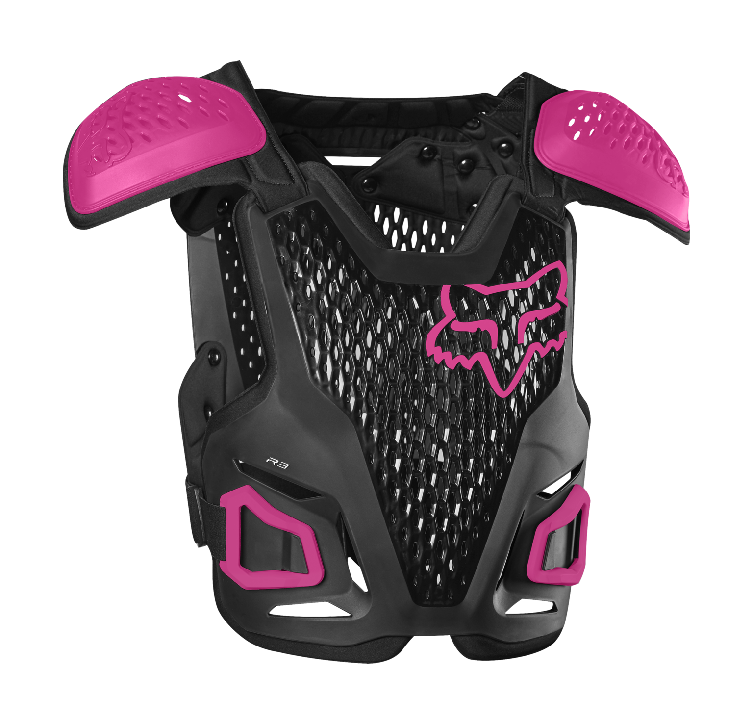 Fox Kinder Bodyprotector R3 - Zwart / Roze