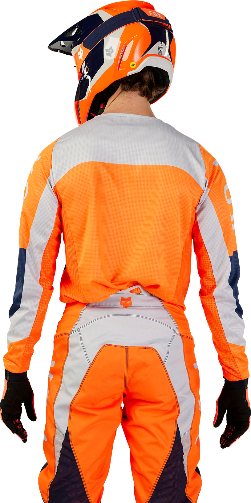 Fox Kinder Cross Shirt 180 Nitro - Flo Oranje