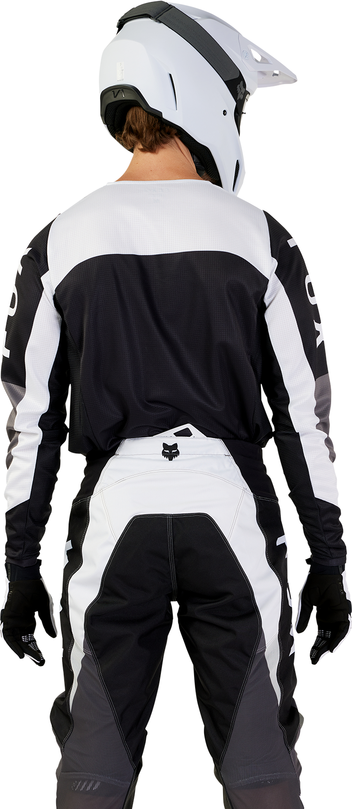 Fox Kinder Cross Shirt 180 Nitro - Zwart / Grijs