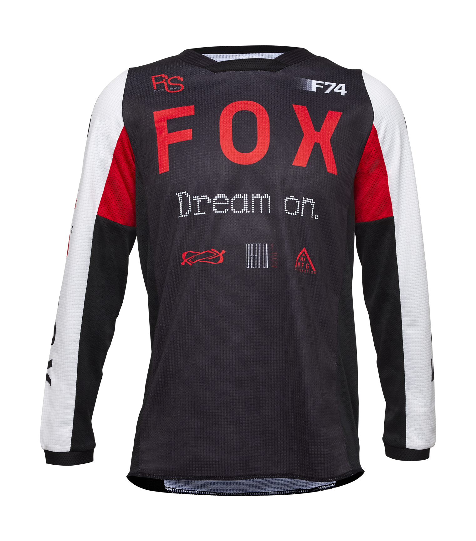 Fox Kinder Cross Shirt 180 Race Spec - Fluo Rood