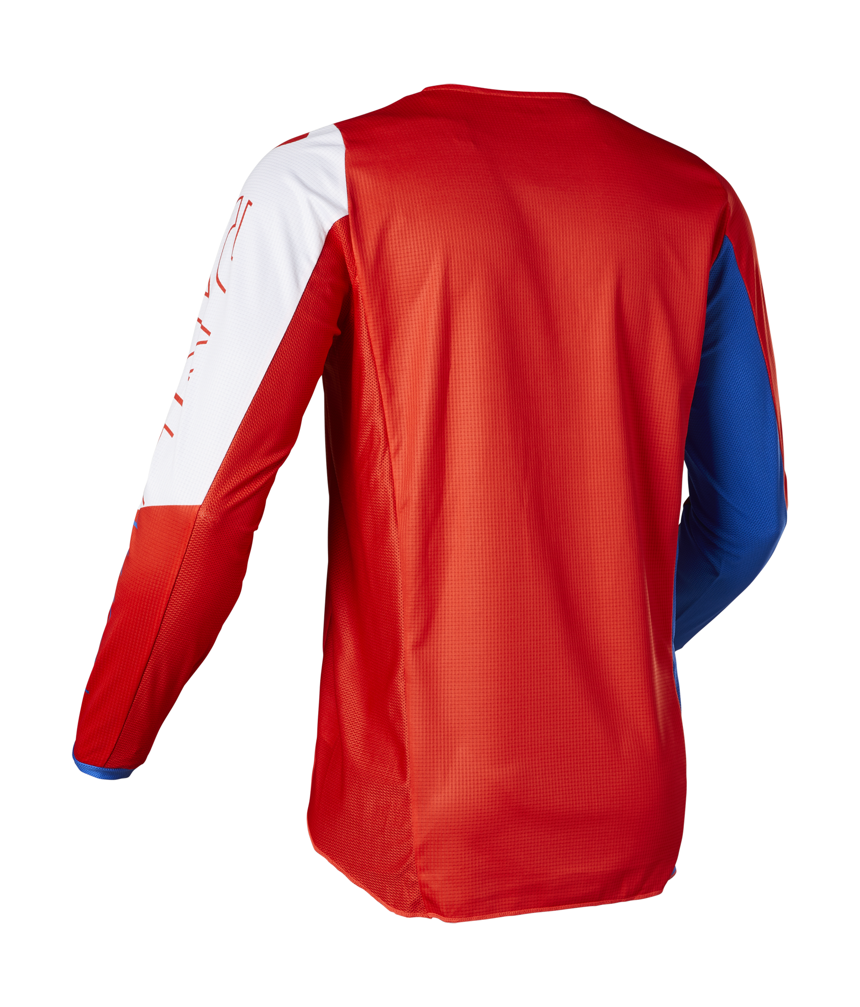 Fox Kinder Cross Shirt 180 Skew - Wit / Rood / Blauw