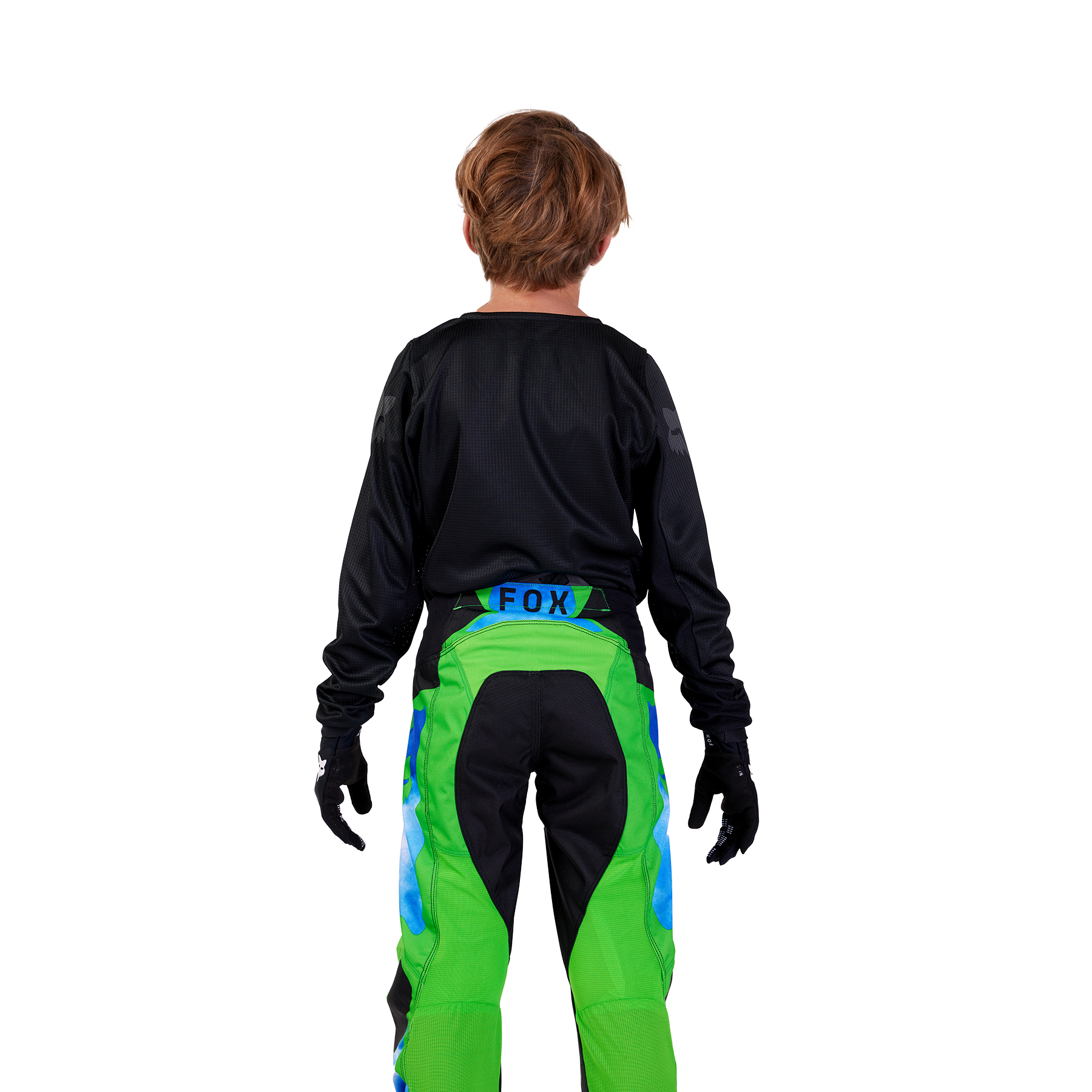 Fox Kinder Cross Shirt 2026 180 Blackout - Zwart