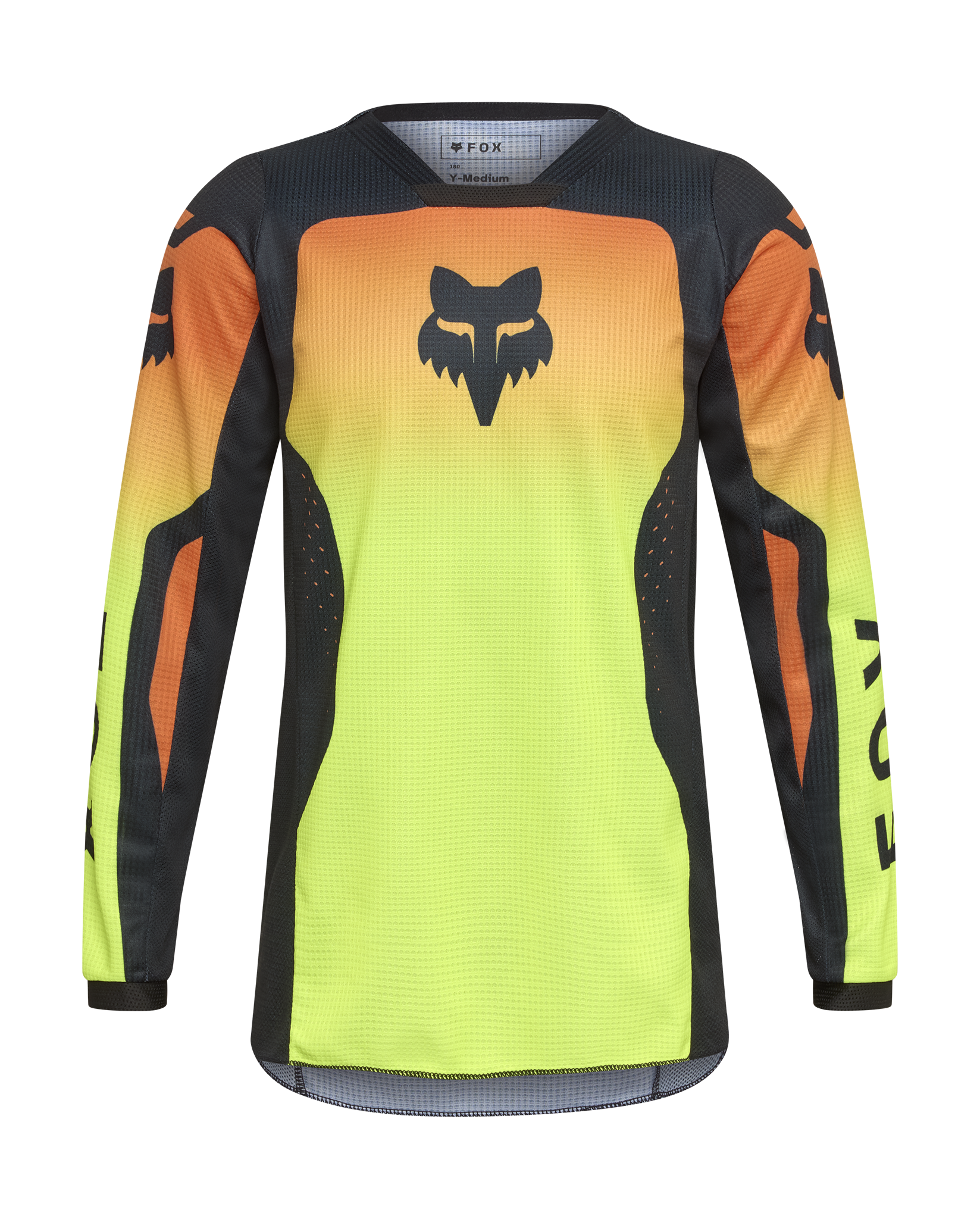 Fox Kinder Cross Shirt 2026 180 Shield - Fluo Geel