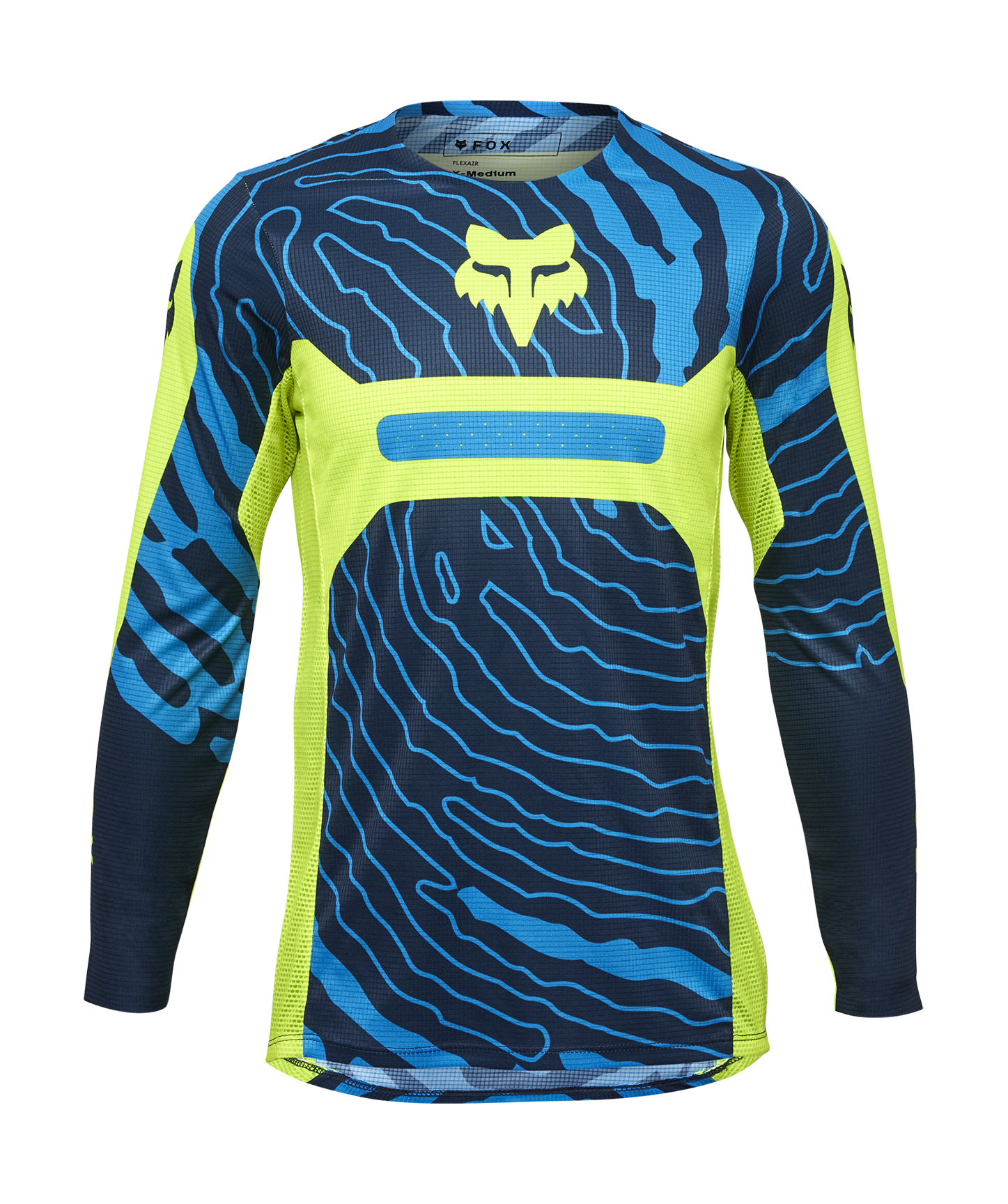 Fox Kinder Cross Shirt Flexair Impression - Fluo Geel