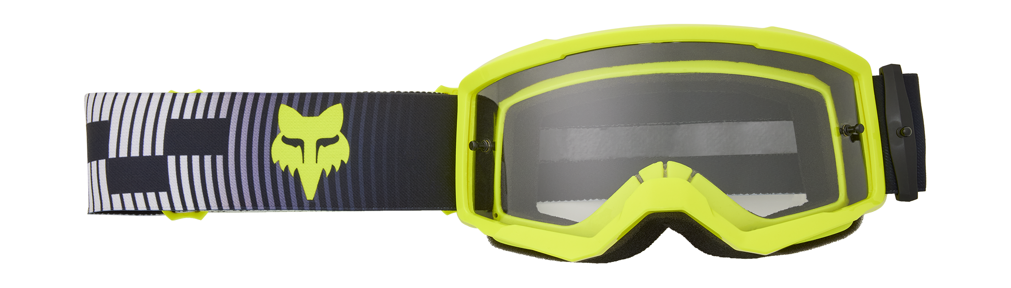 Fox Kinder Crossbril Main II Collect - Grijs / Geel - Clear Lens