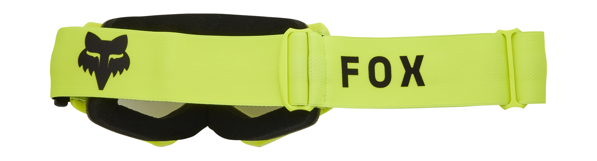 Fox Kinder Crossbril Main II Core - Fluo Geel - Clear Lens