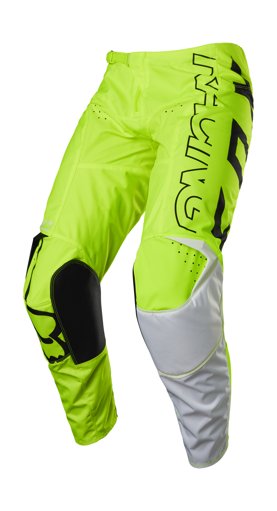 Fox Kinder Crossbroek 180 Skew - Fluo Geel