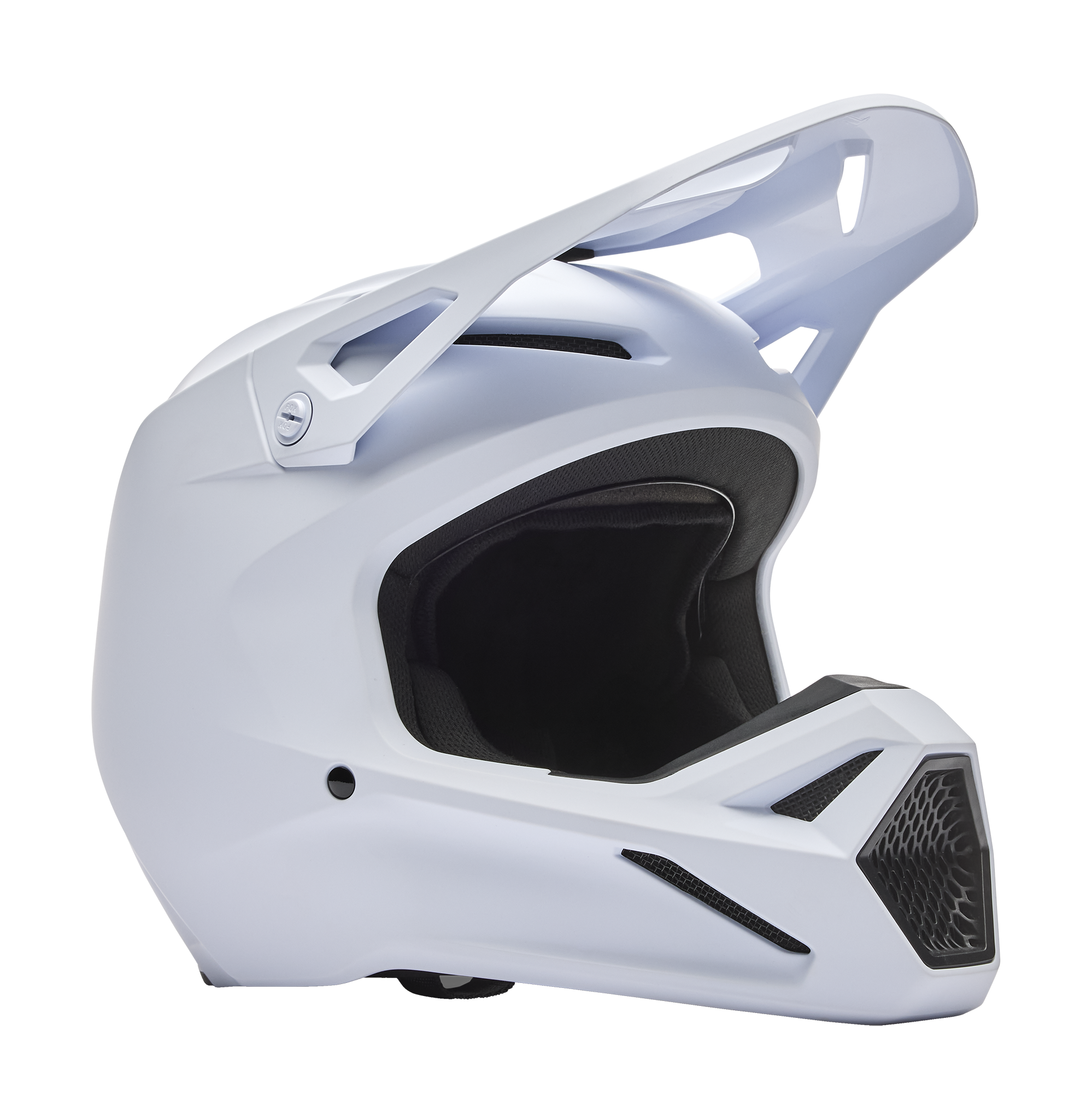 Fox Kinder Crosshelm V1 Solid - Mat Wit