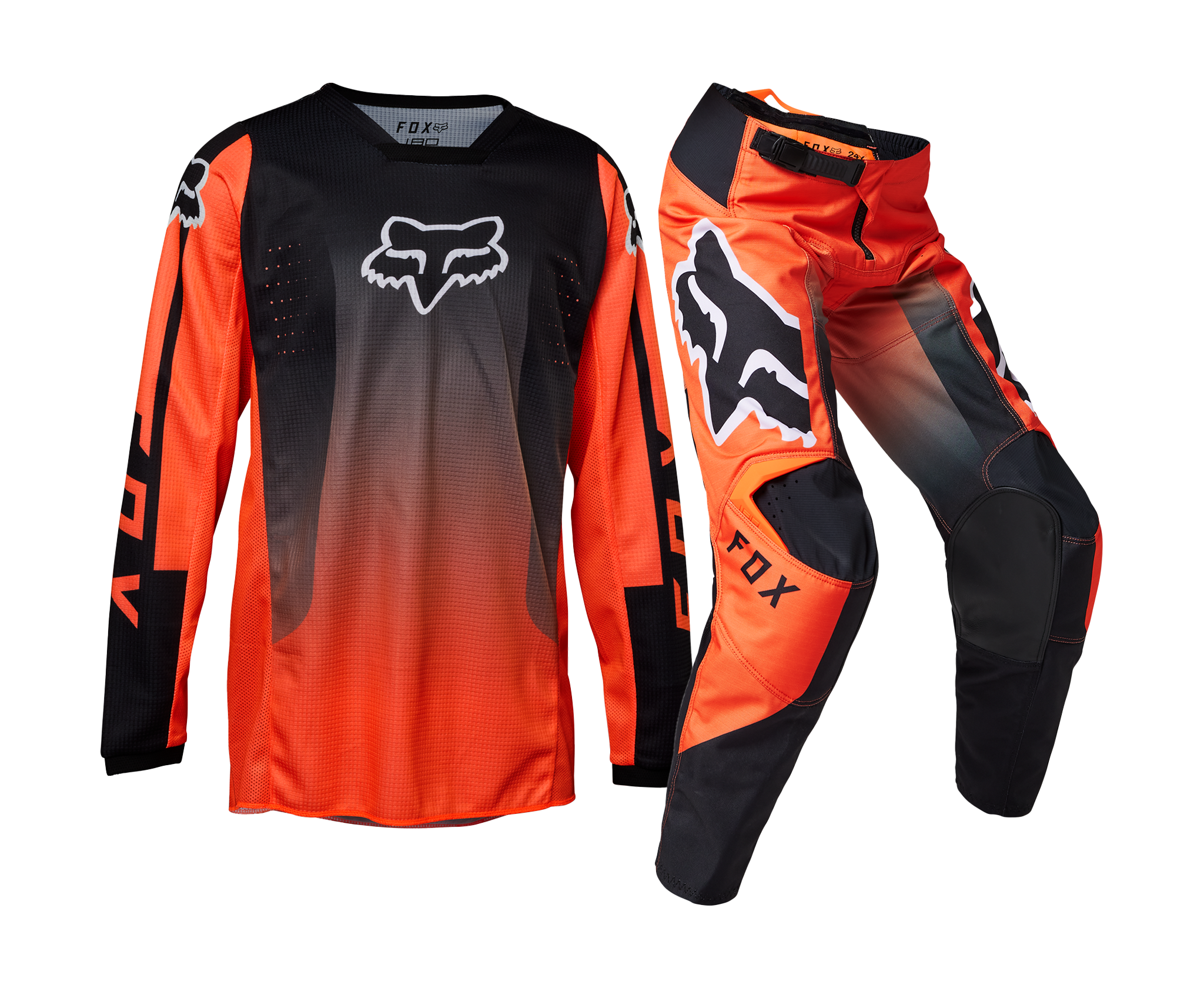 Fox Kinder Crosskleding 180 Leed - Fluo Oranje