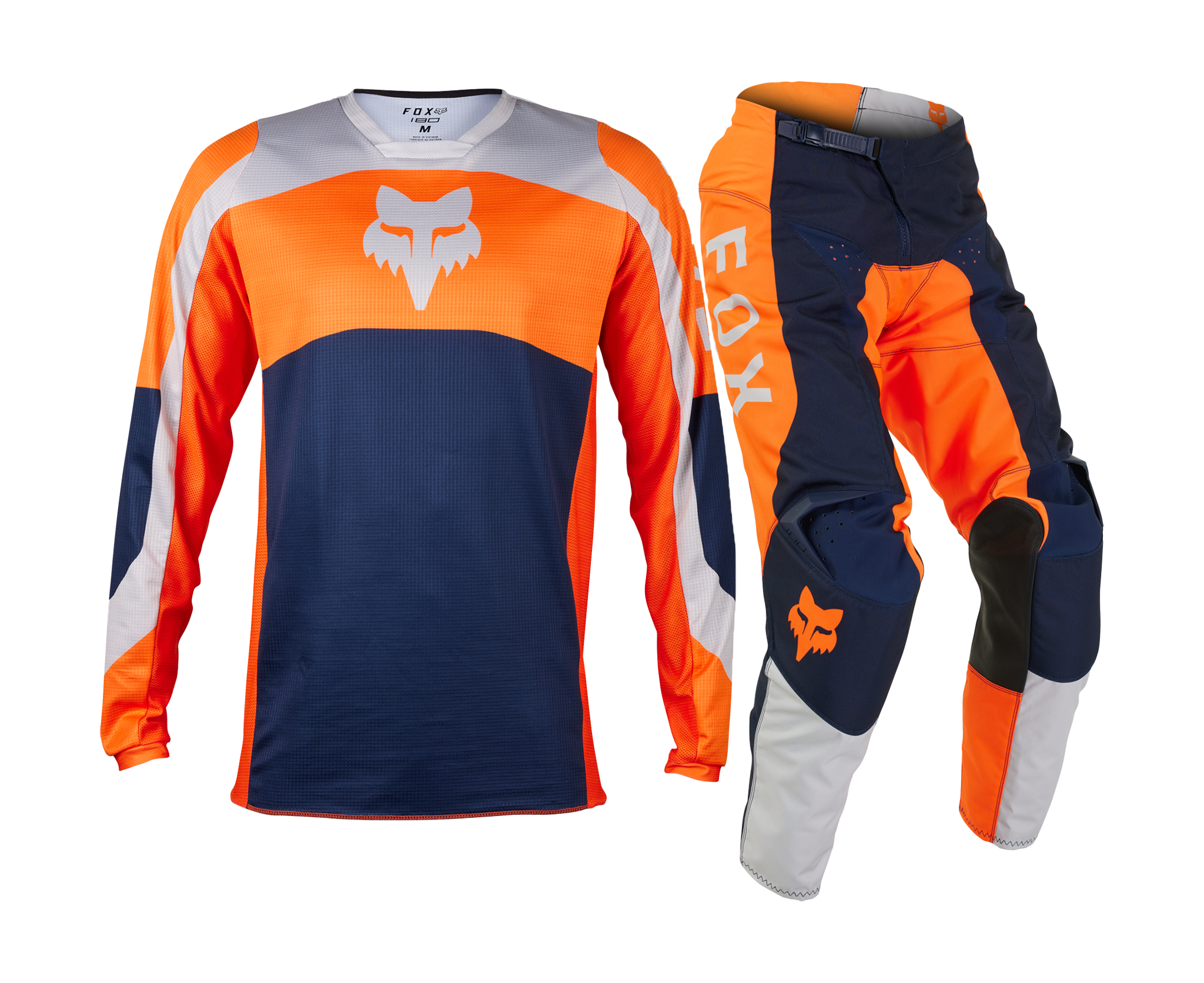 Fox Kinder Crosskleding 180 Nitro - Flo Oranje