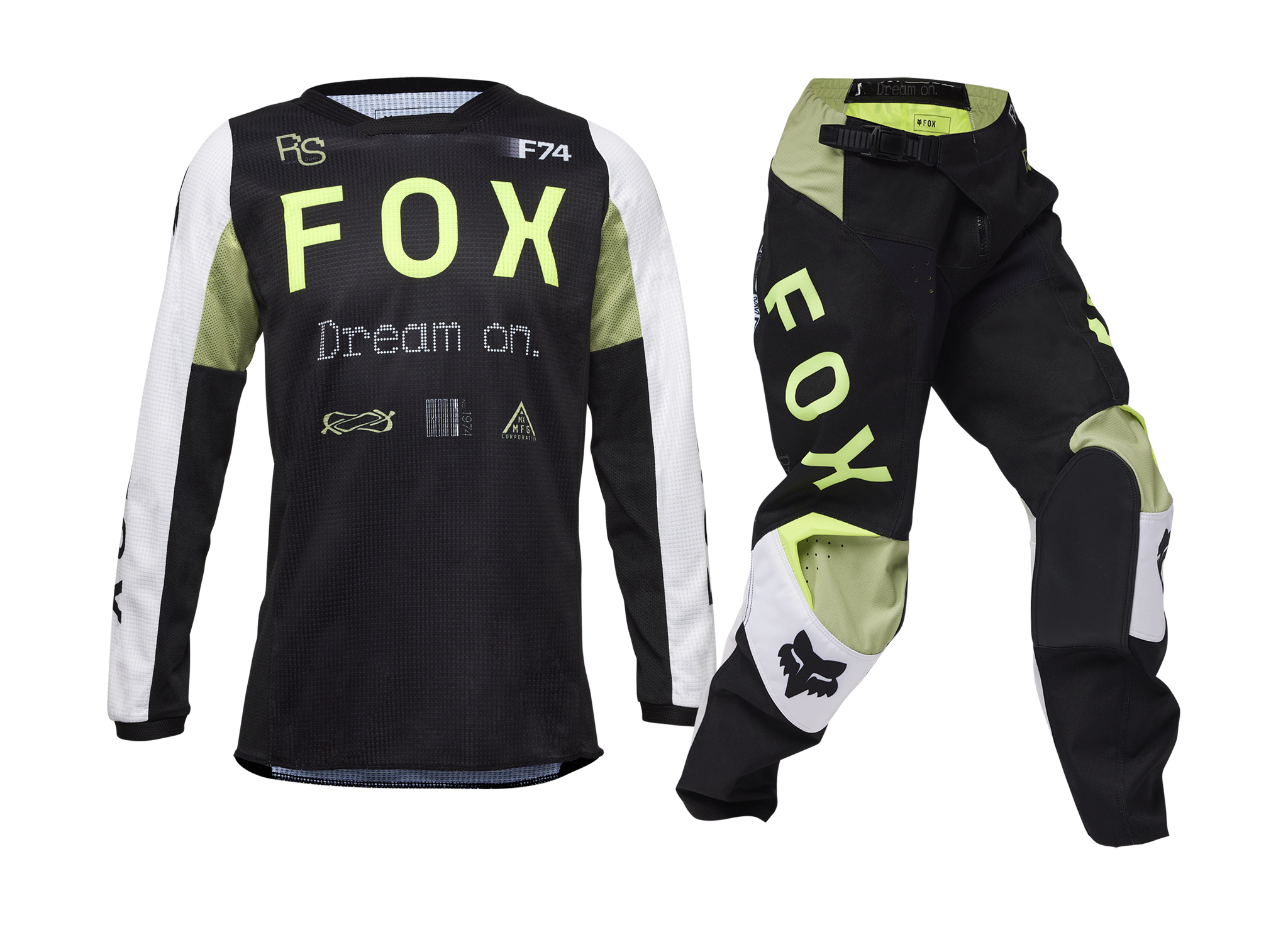 Fox Kinder Crosskleding 180 Race Spec - Groen