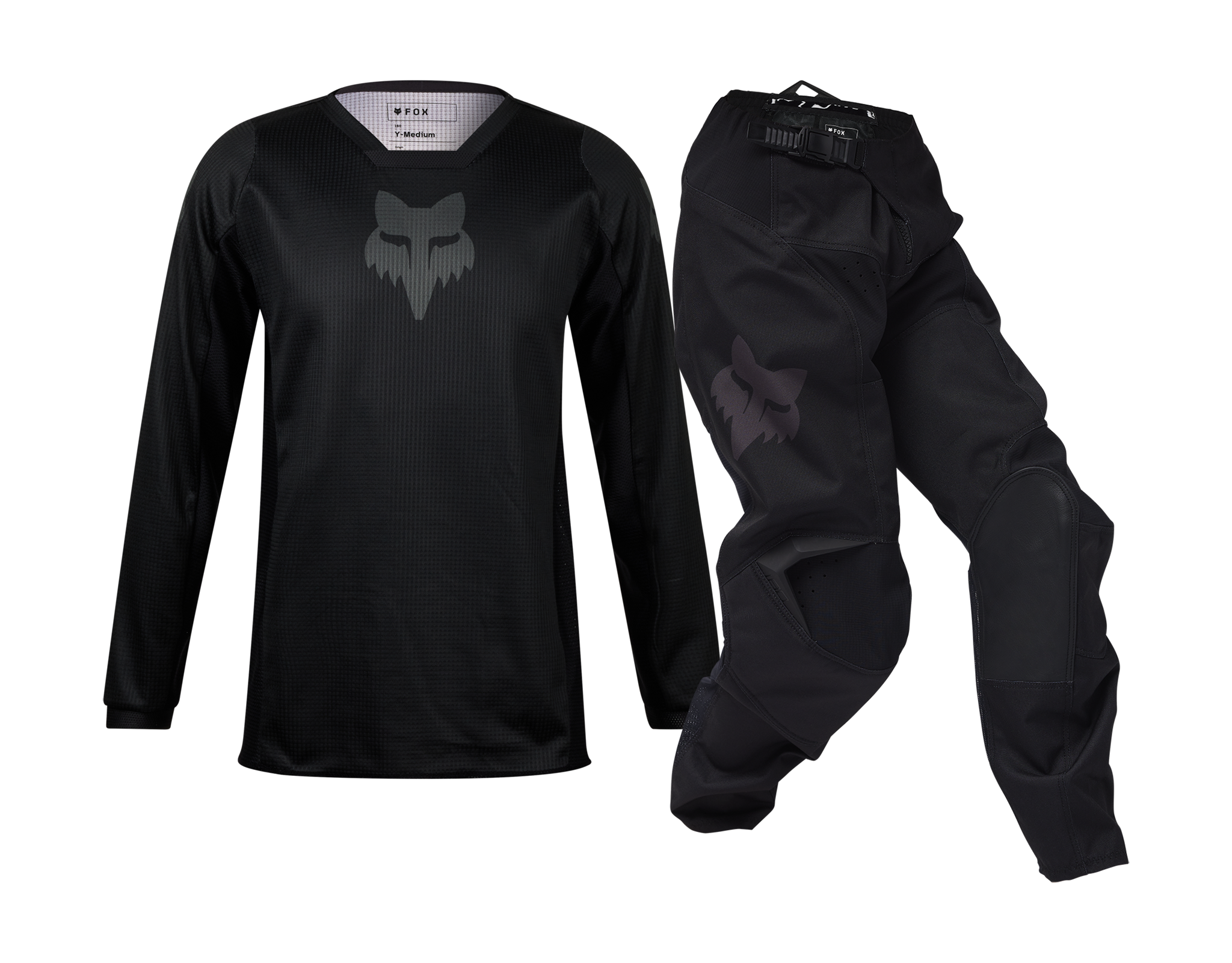 Fox Kinder Crosskleding 2026 180 Blackout - Zwart