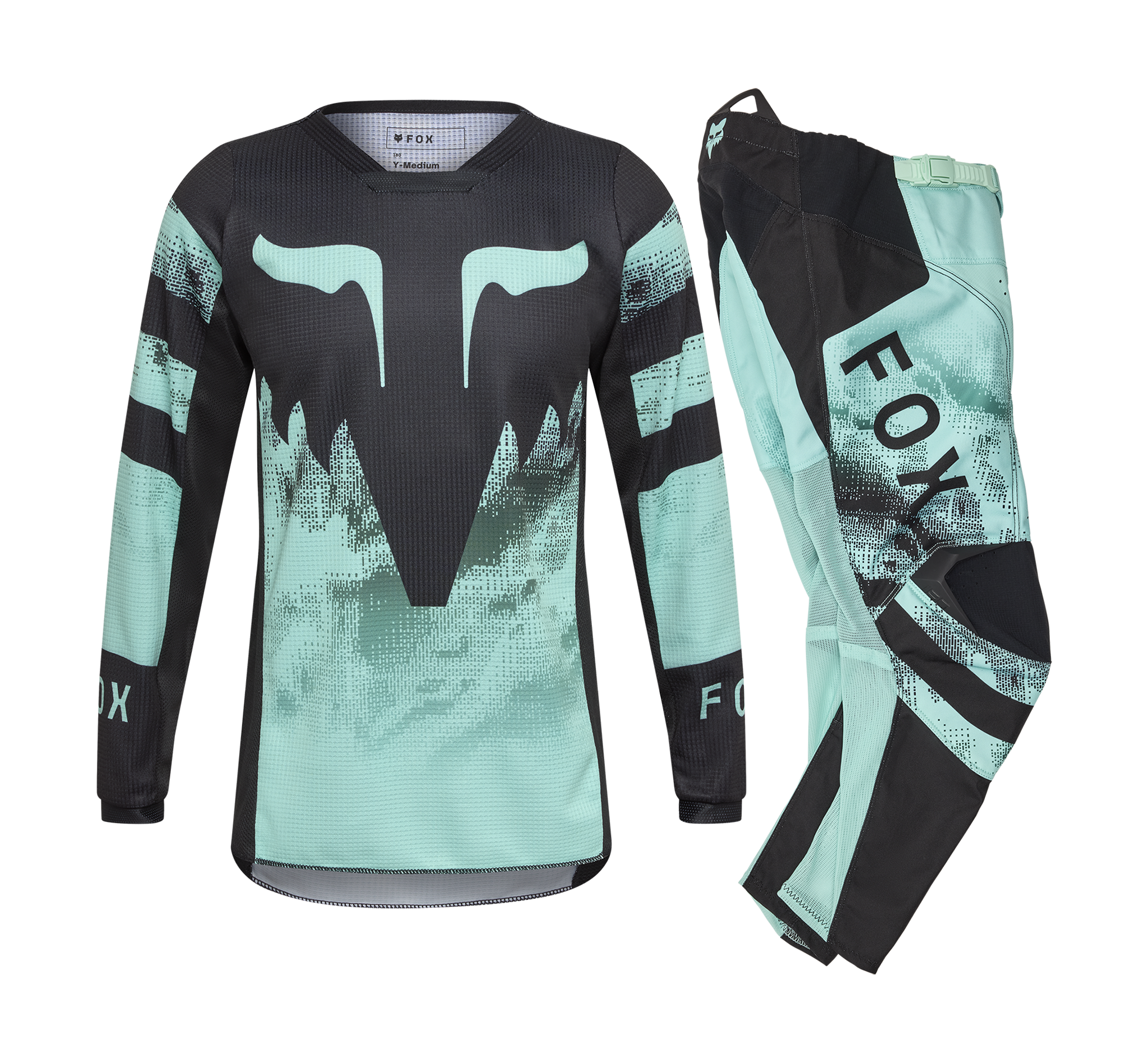 Fox Kinder Crosskleding 2026 180 Kairos - Turquoise