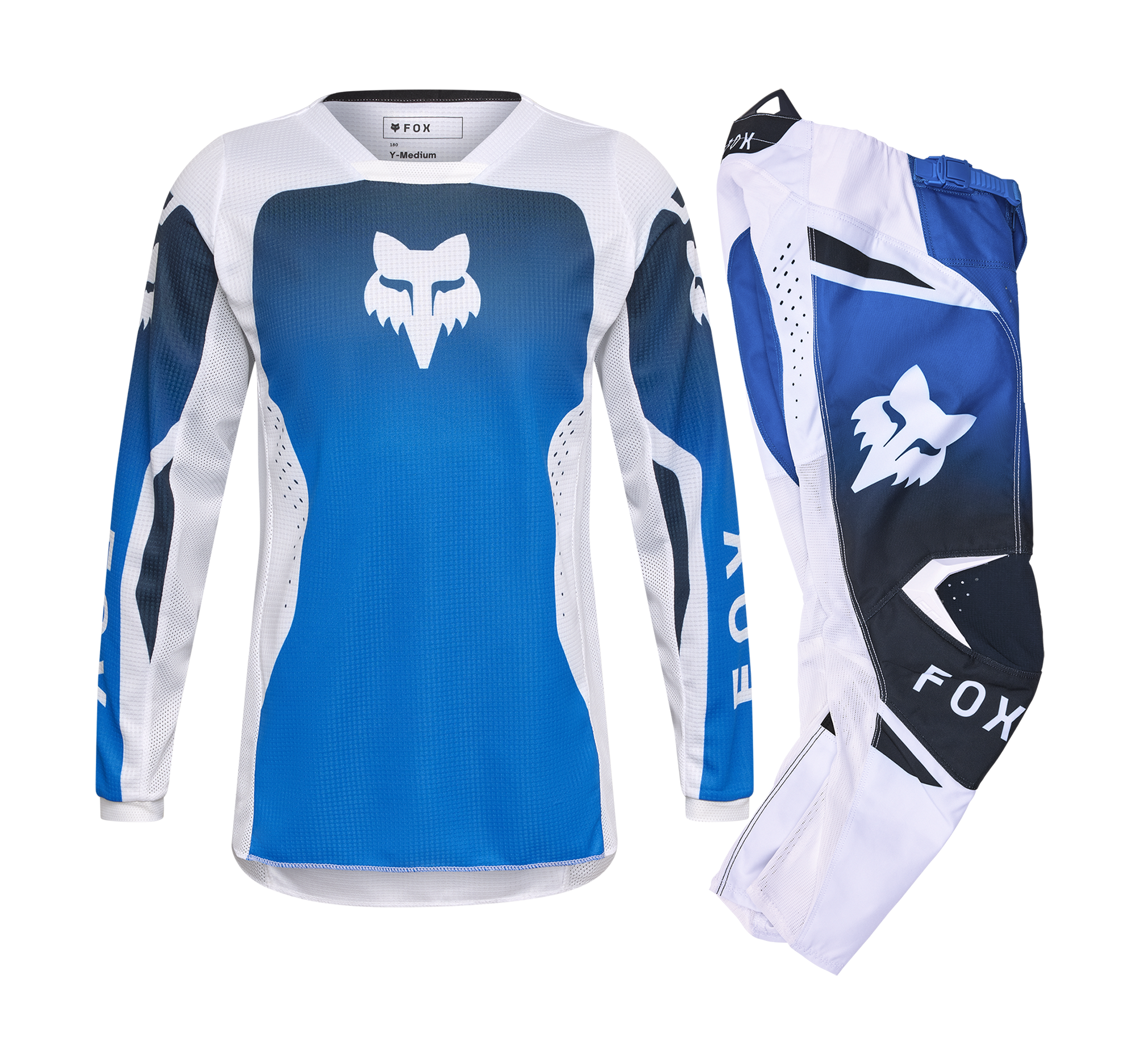 Fox Kinder Crosskleding 2026 180 Shield - Blauw