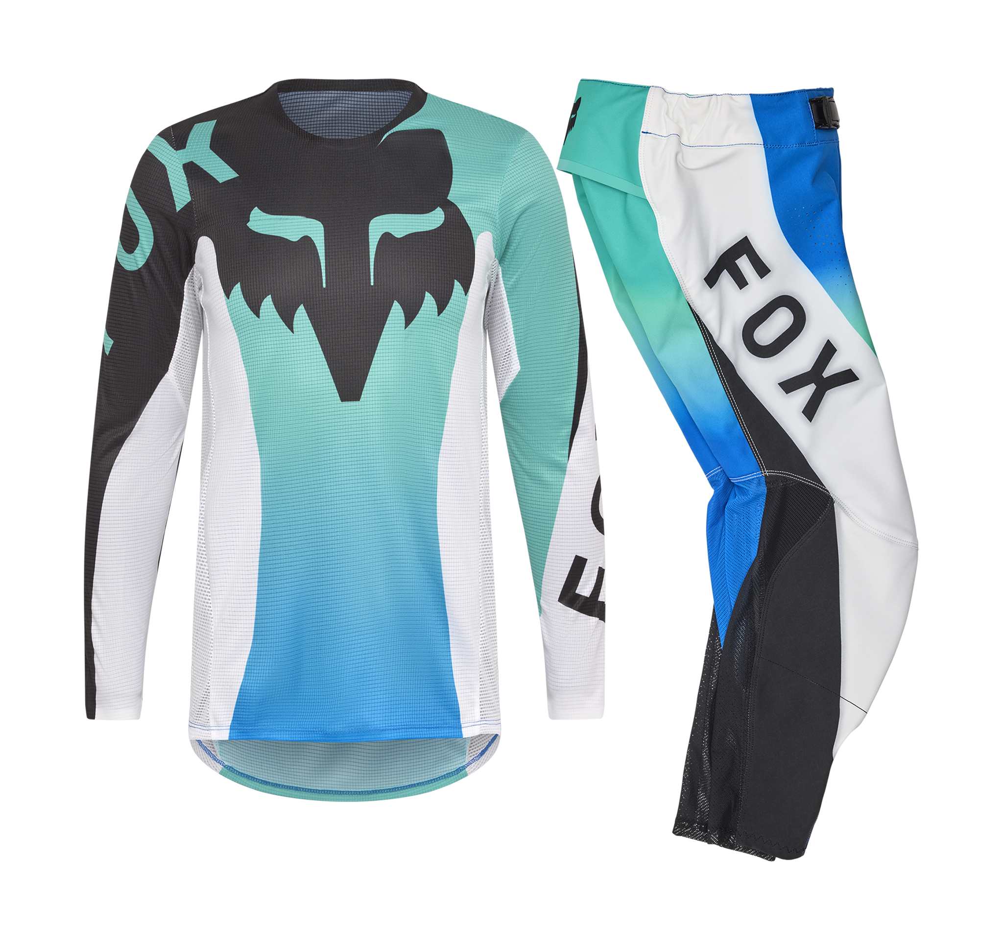 Fox Kinder Crosskleding 2026 Flexair Spire - Aqua