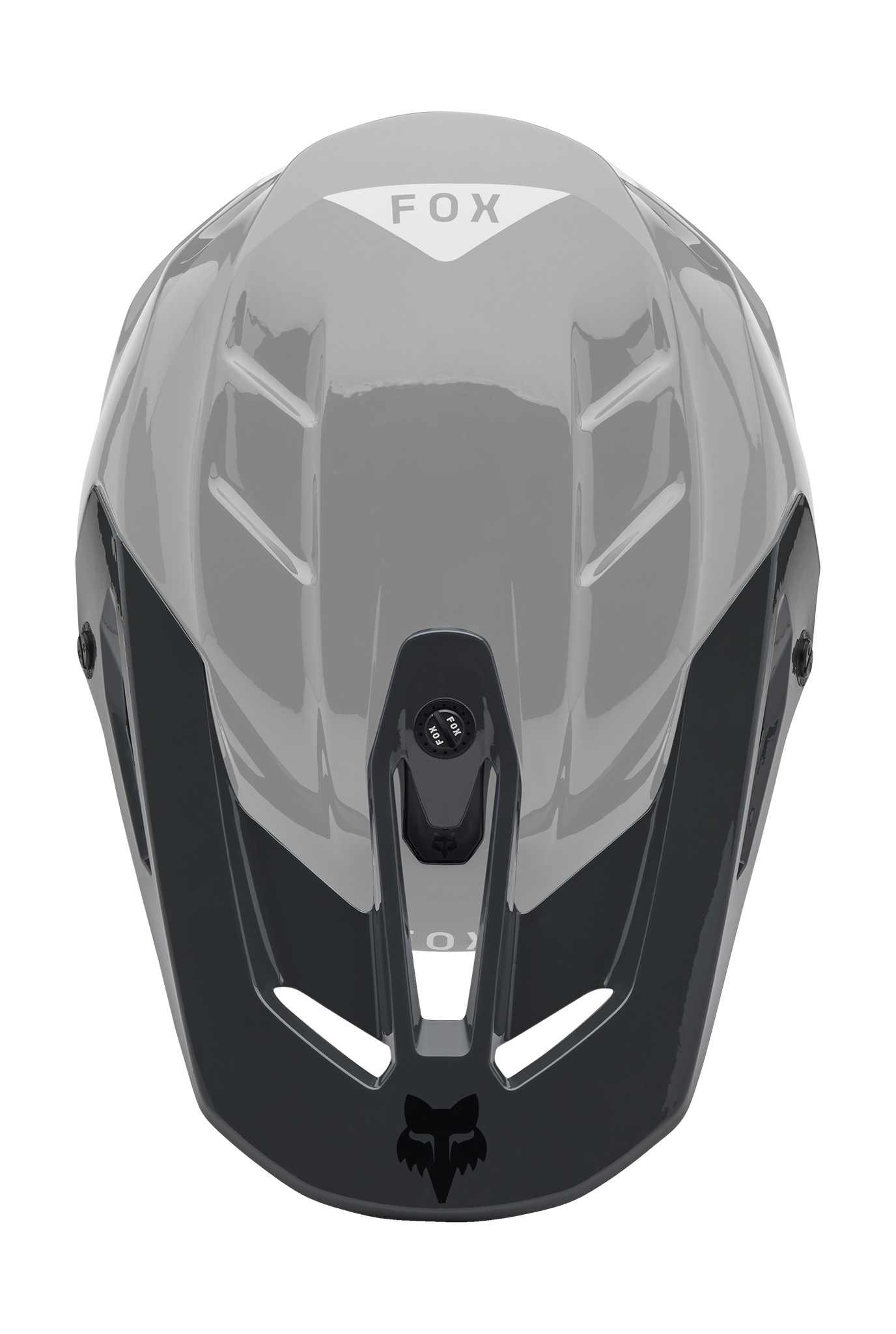 Fox Kinder Helmklep V3 Impression - Donker Shadow