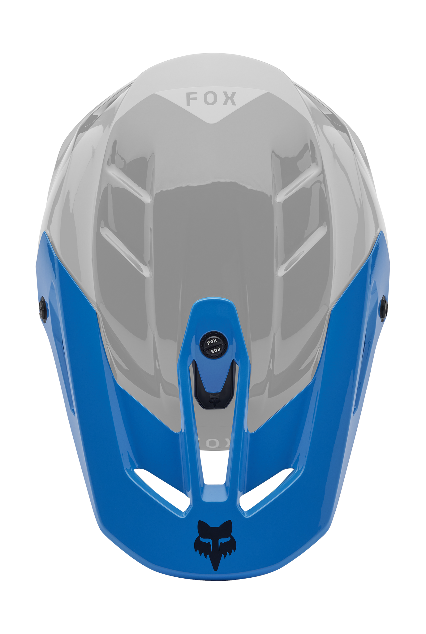 Fox Kinder Helmklep V3 Impression - True Blauw