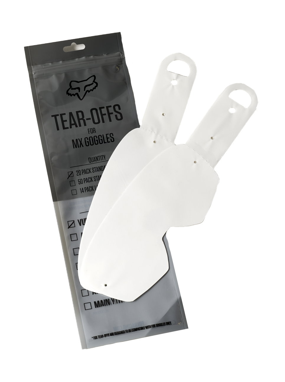 Fox Kinder Tear-Offs Laminated Airspace I / Main I