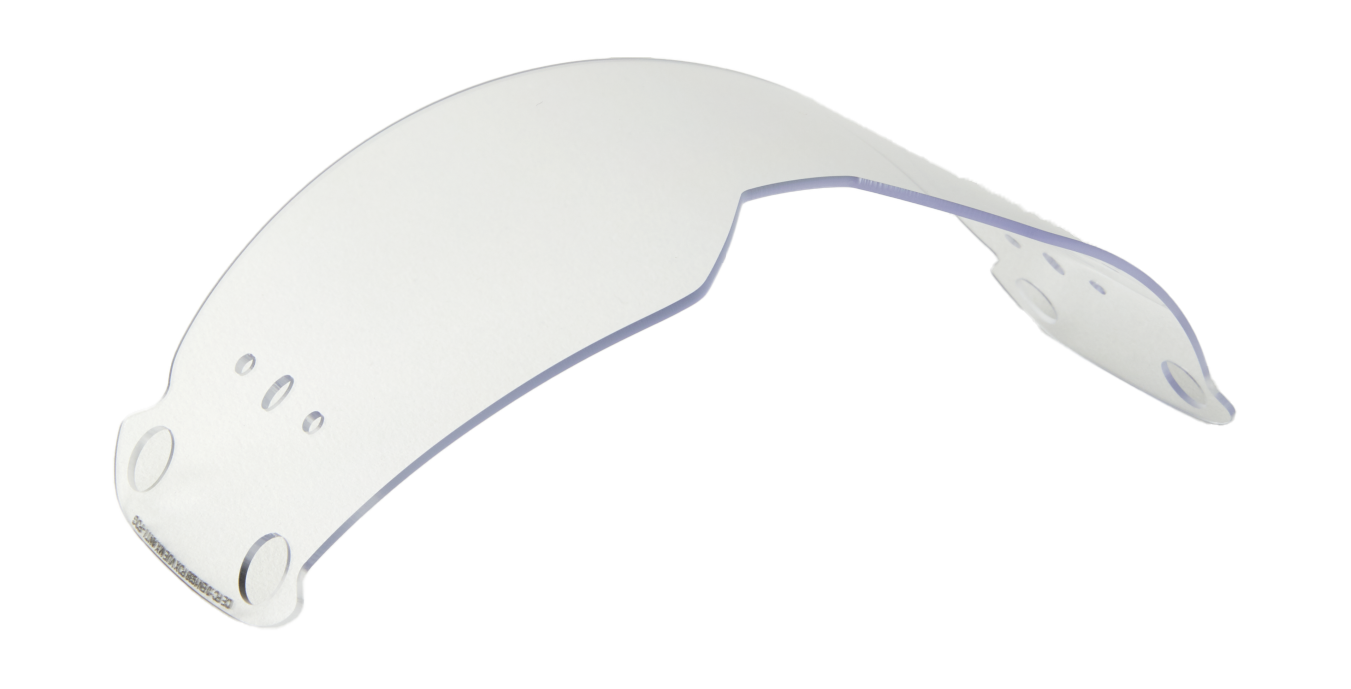 Fox Lens + Mud flap Roll-Off Vue - Injected Clear