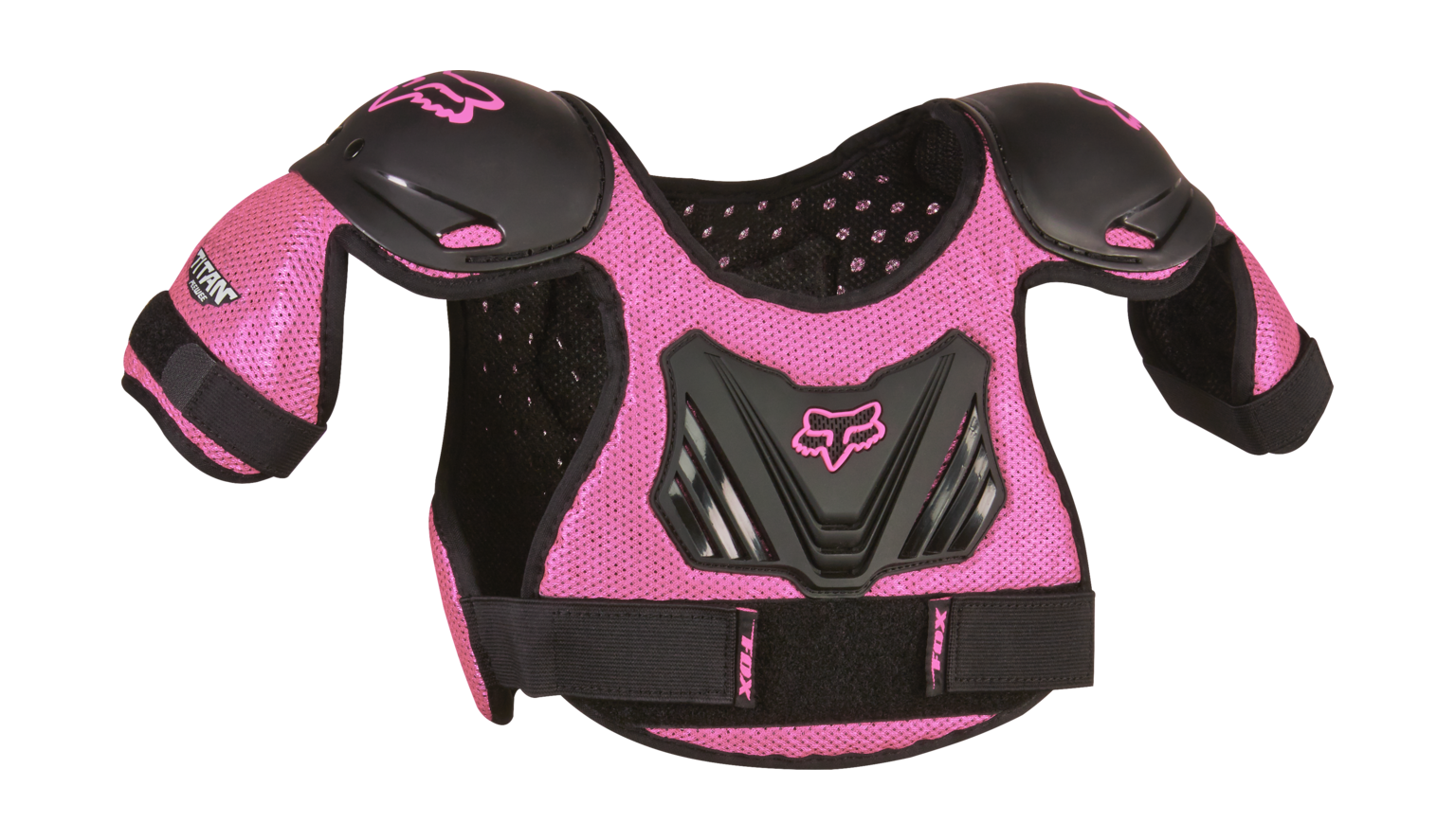 Fox Mini Bodyprotector PeeWee Titan - Zwart / Roze