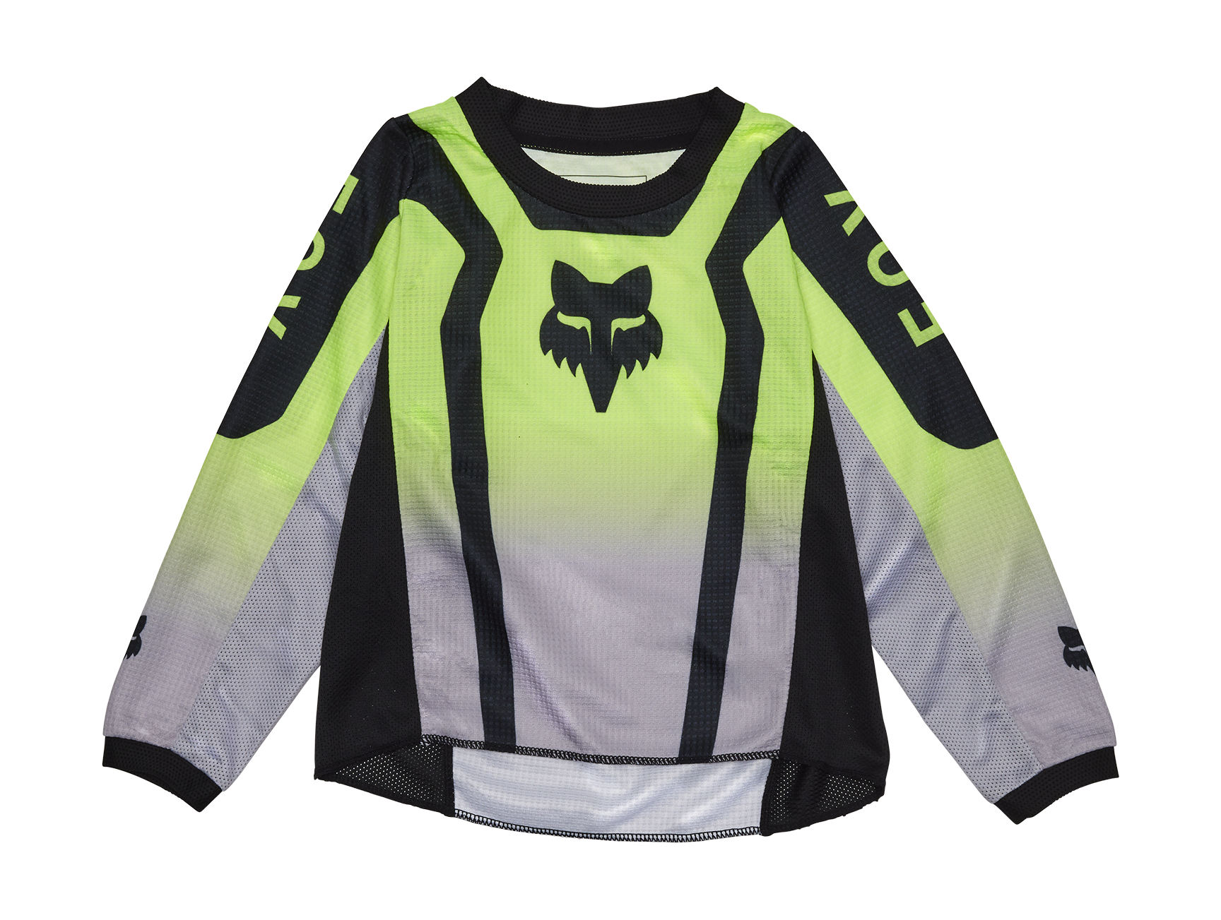 Fox Mini Cross Shirt 180 Lean - Fluo Geel