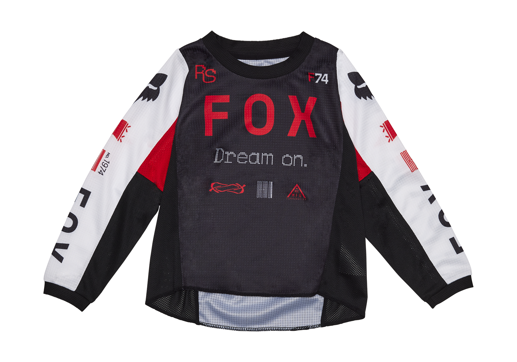 Fox Mini Crosskleding 180 Race Spec - Fluo Rood