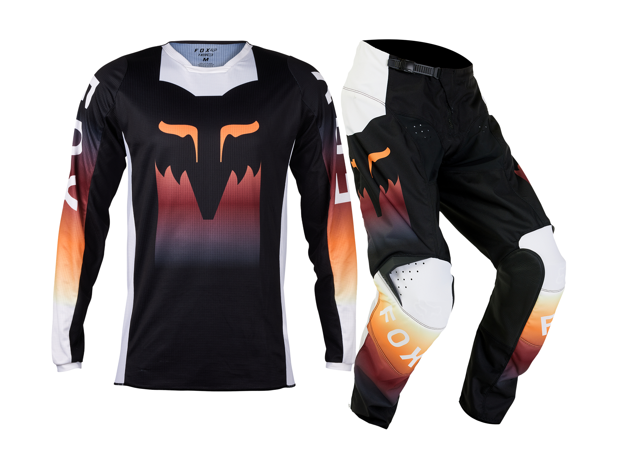 Fox Mini Crosskleding 180 Flora - Zwart