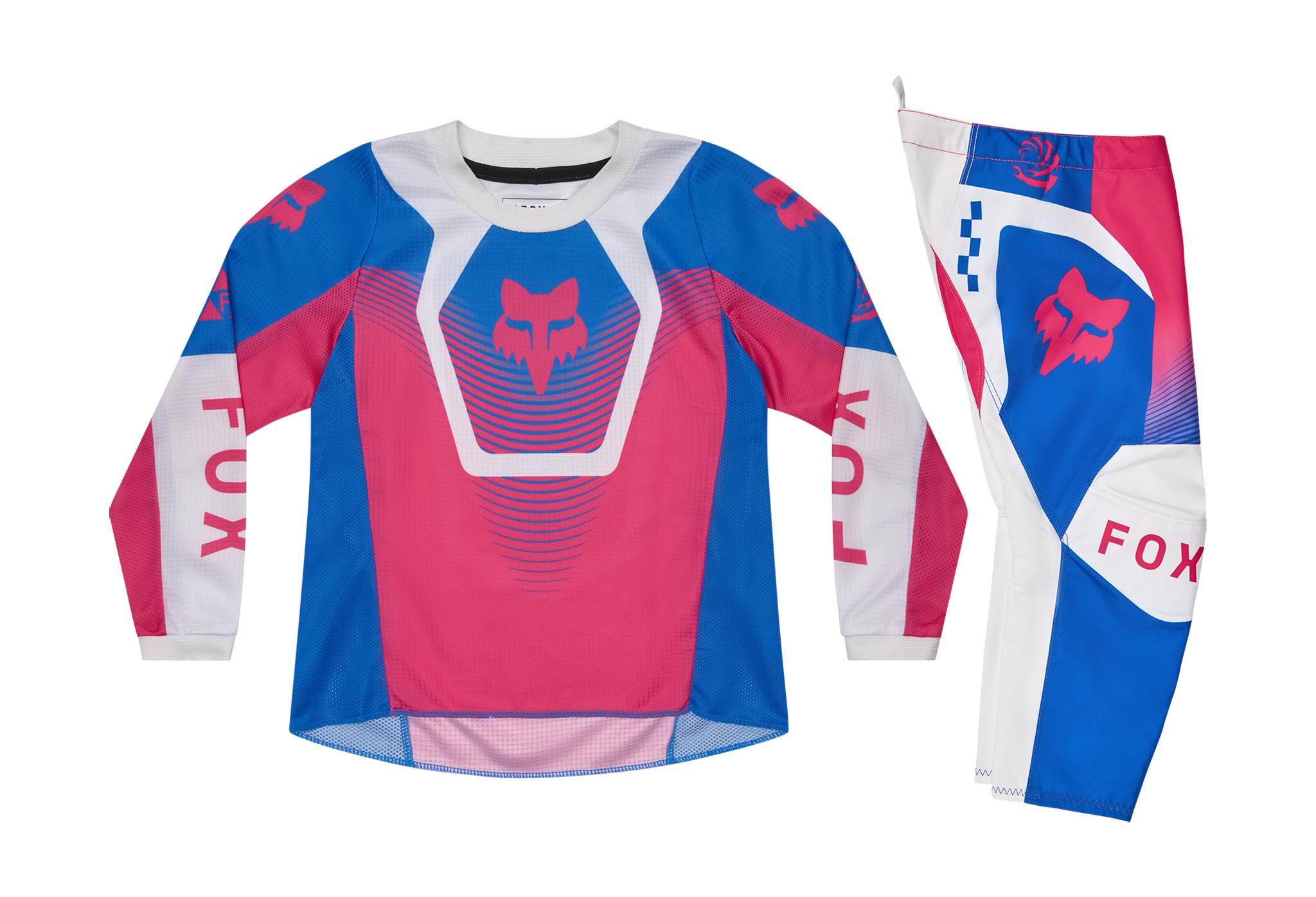 Fox Mini Crosskleding 2026 180 Collect - Blauw / Roze