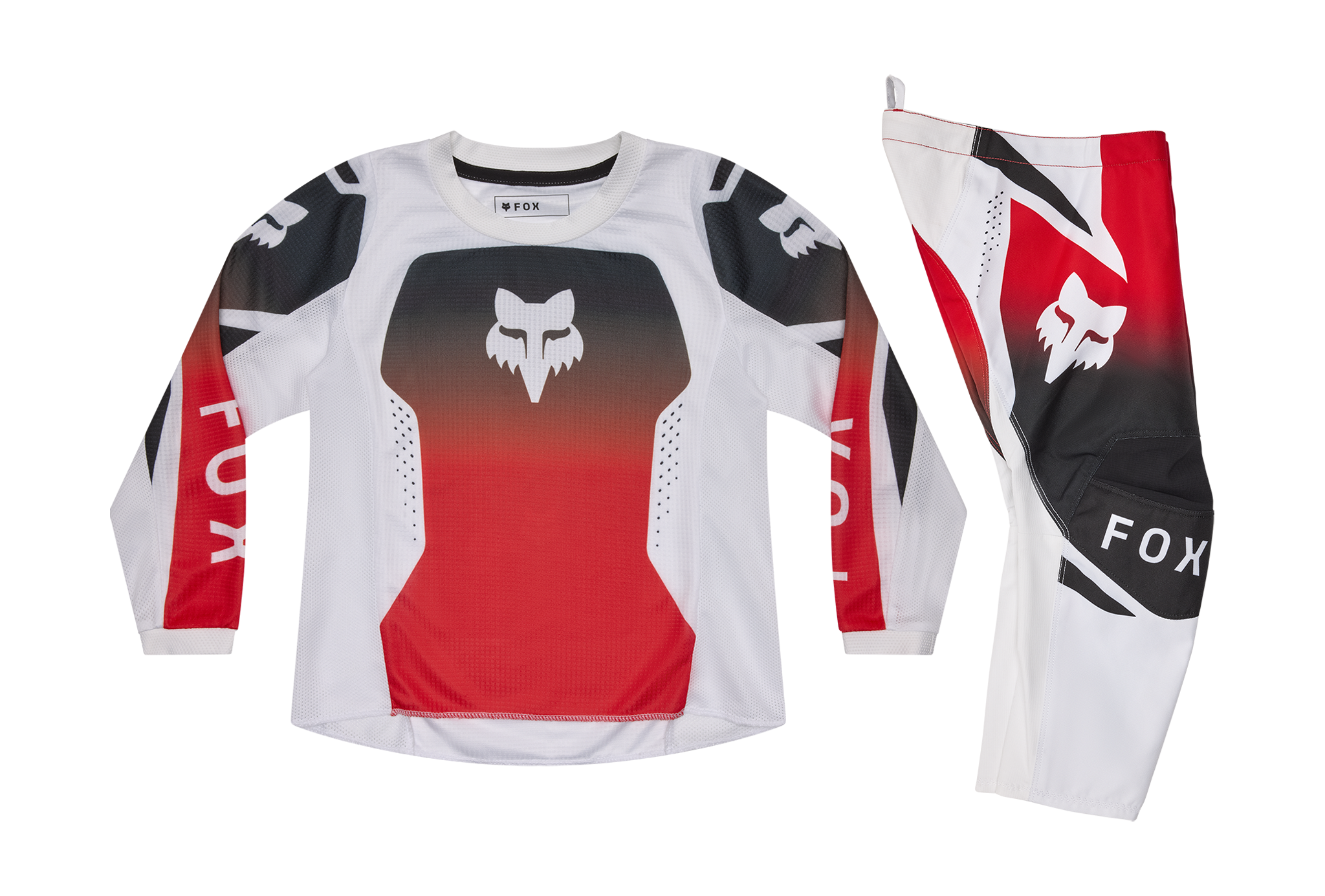 Fox Mini Crosskleding 2026 180 Shield - Fluo Rood