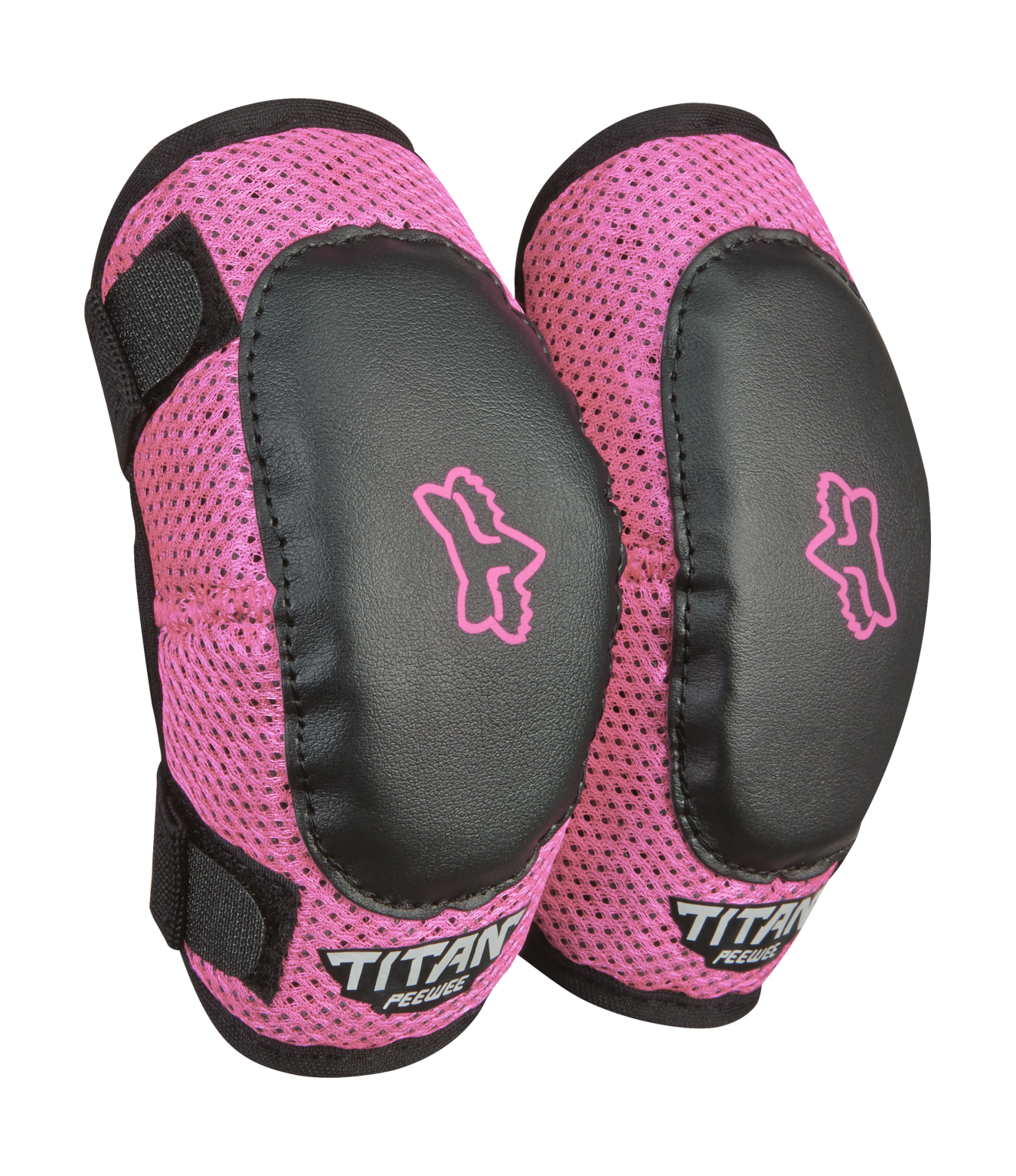 Fox Mini Elleboogbeschermers PeeWee Titan - Zwart / Roze