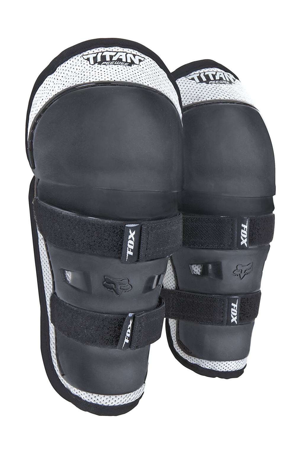 Fox Mini Kniebeschermers PeeWee Titan - Zwart / Zilver