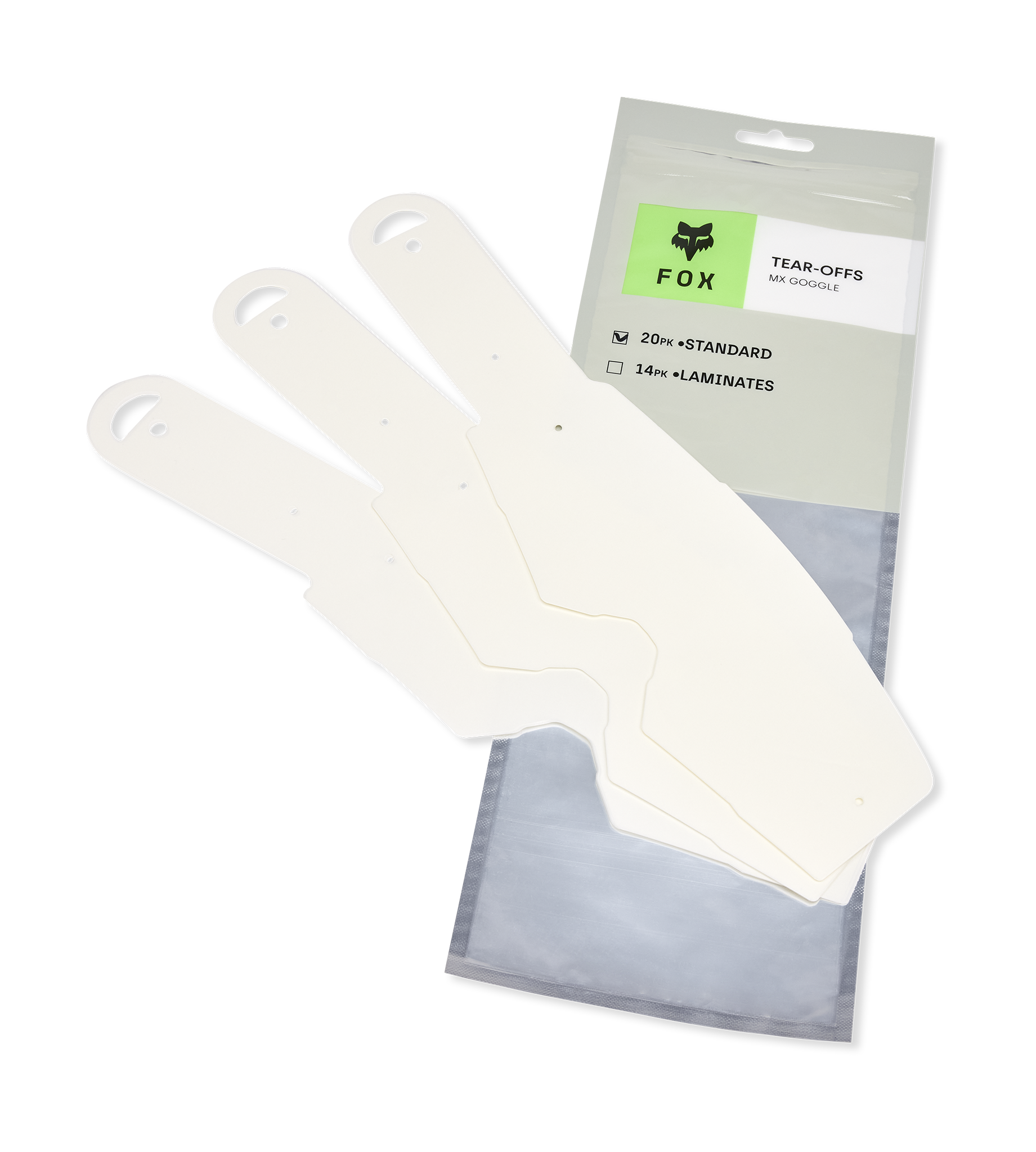 Fox Tear-Offs Standaard Airspace II / Main II