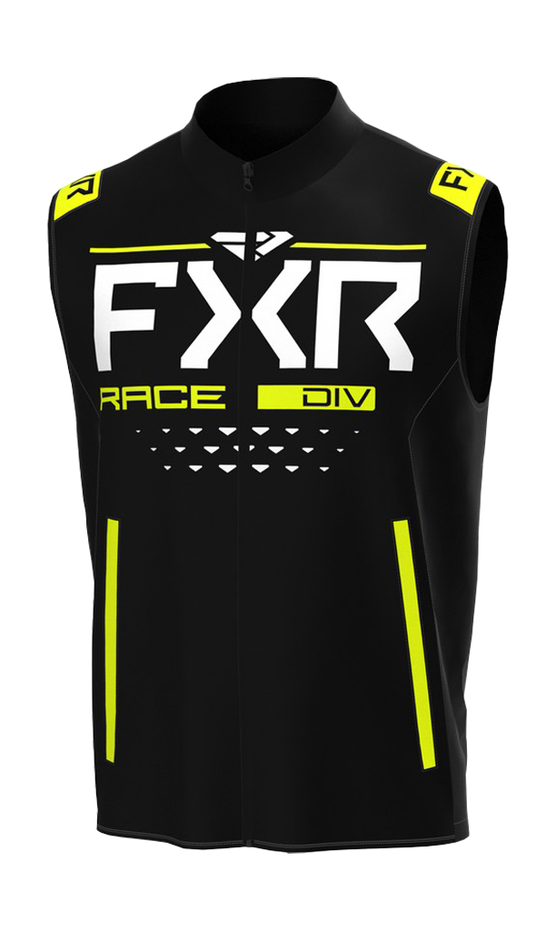 FXR Bodywarmer RR - Zwart / High-vis