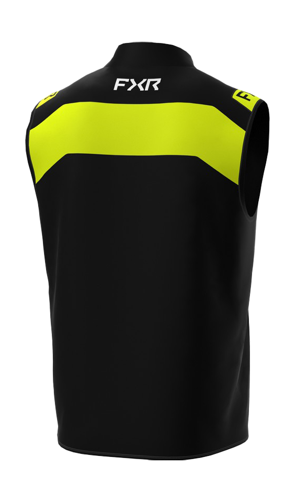 FXR Bodywarmer RR - Zwart / High-vis