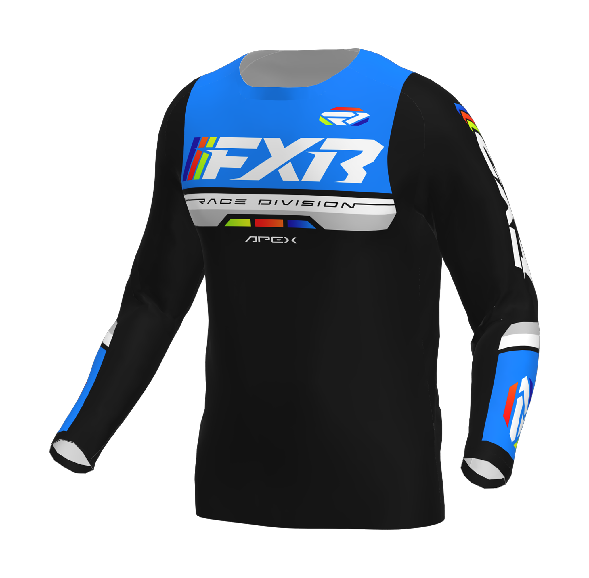 FXR Cross Shirt 2026 Apex - Blauw