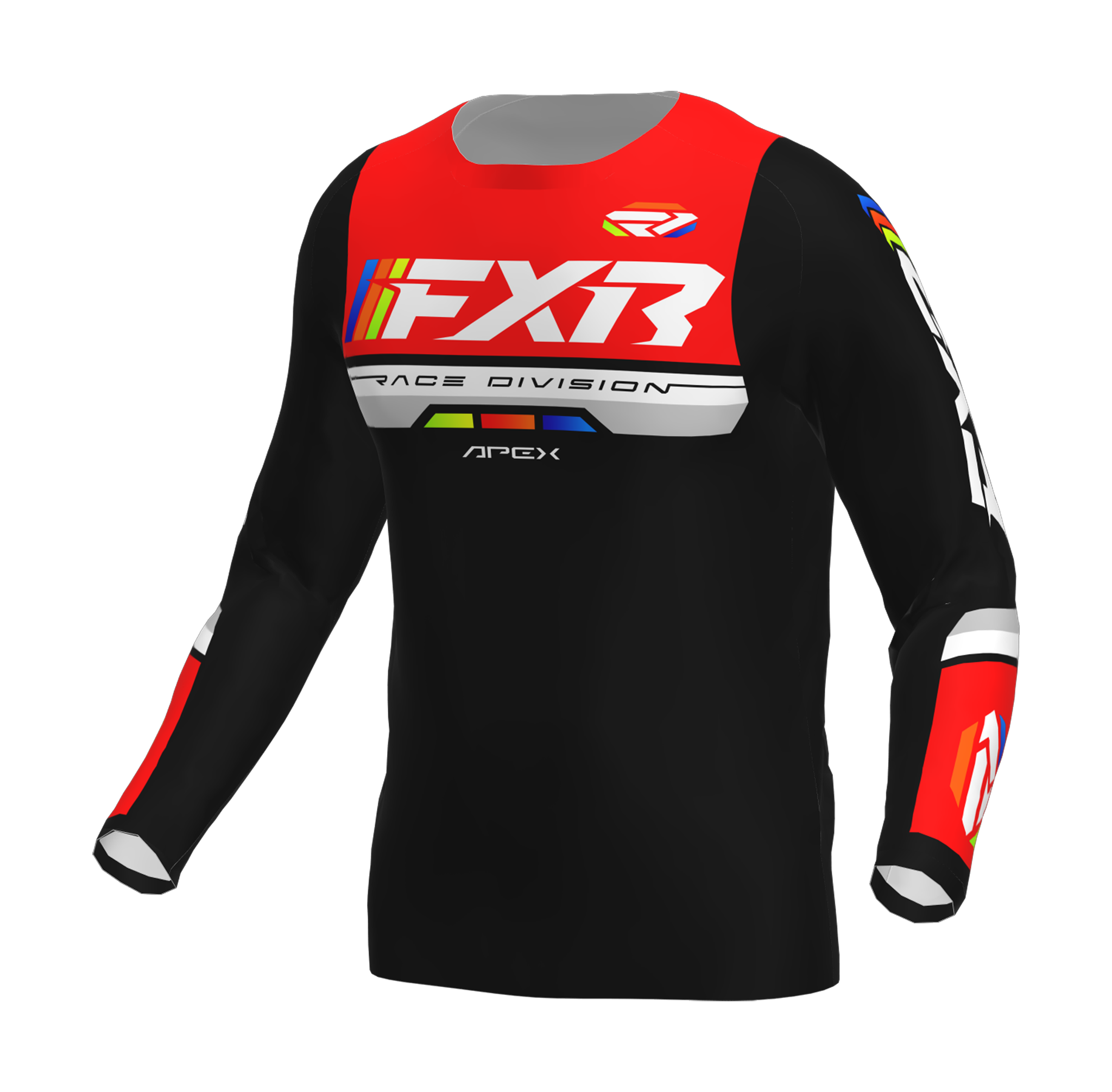 FXR Cross Shirt 2026 Apex - Rood