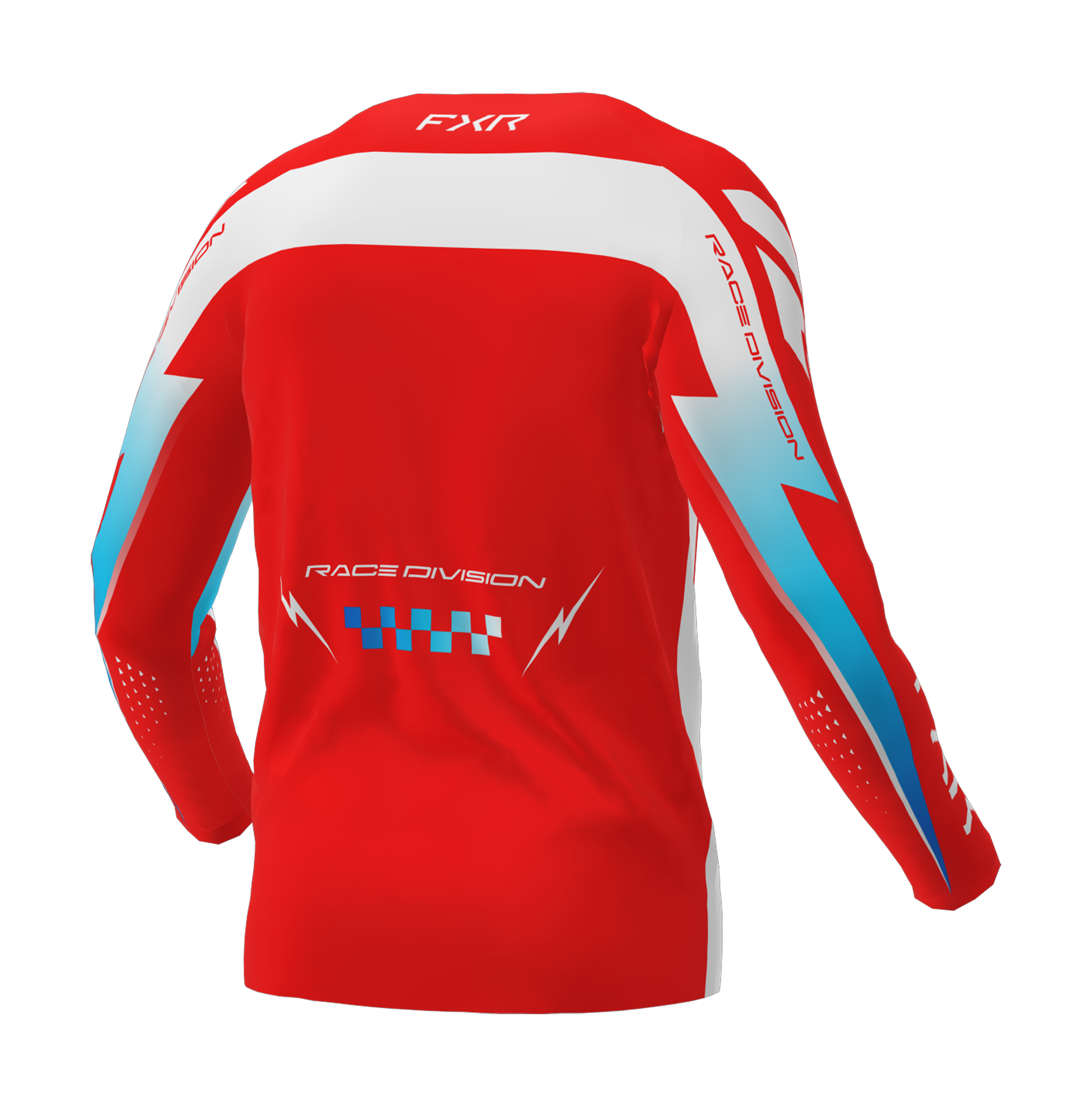 FXR Cross Shirt 2026 Clutch Pro - Rood / Blauw / Wit