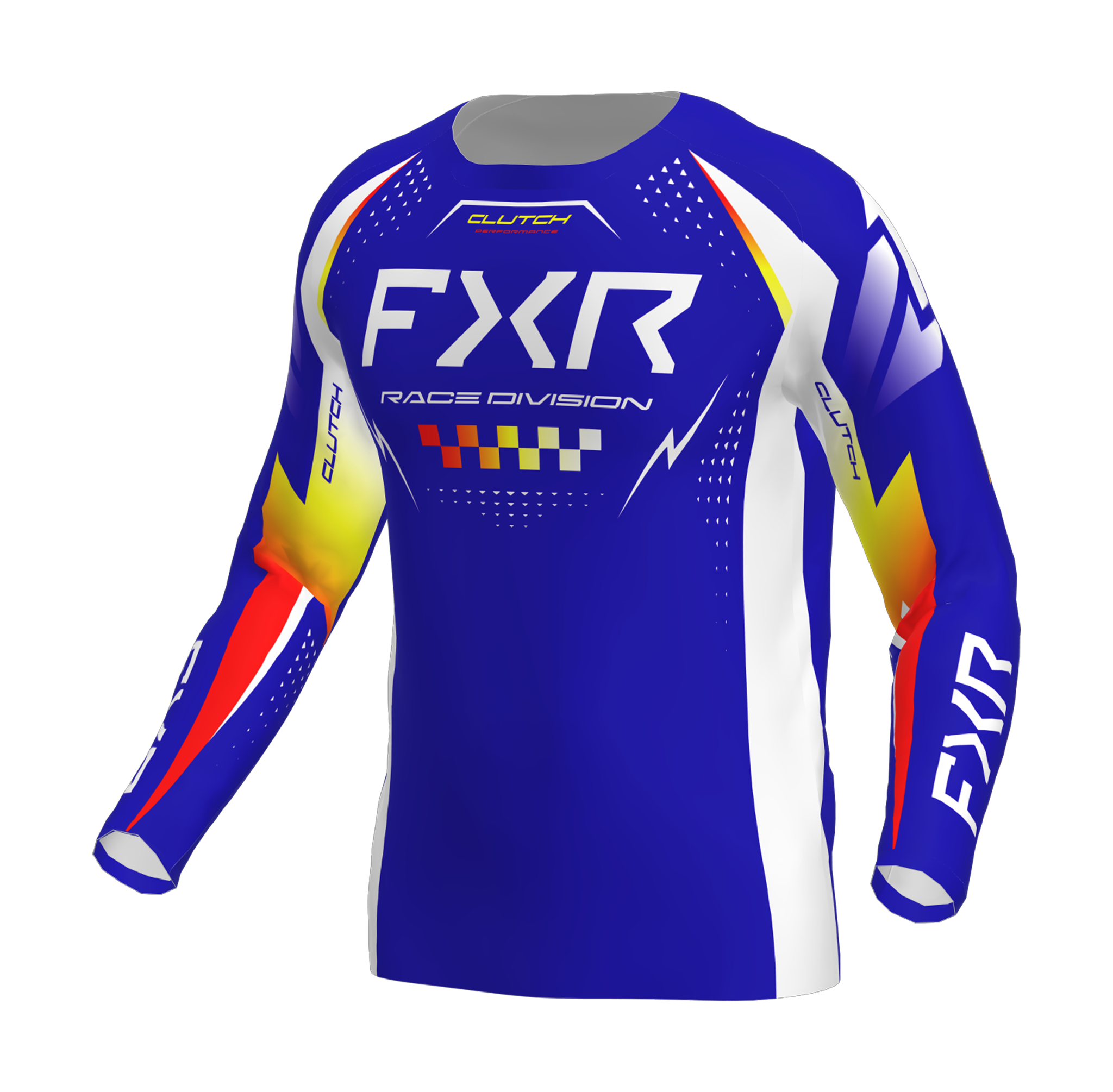 FXR Crosskleding 2026 Clutch Pro - Royal / Geel / Rood