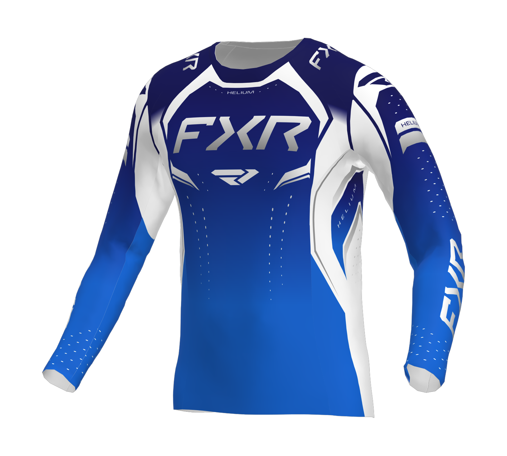 FXR Cross Shirt 2026 Helium Edge - Cobalt