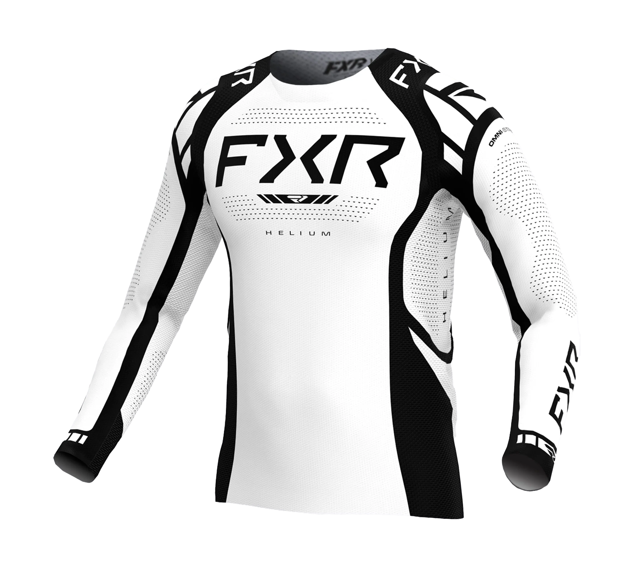 FXR Cross Shirt 2026 Helium - Wit / Zwart