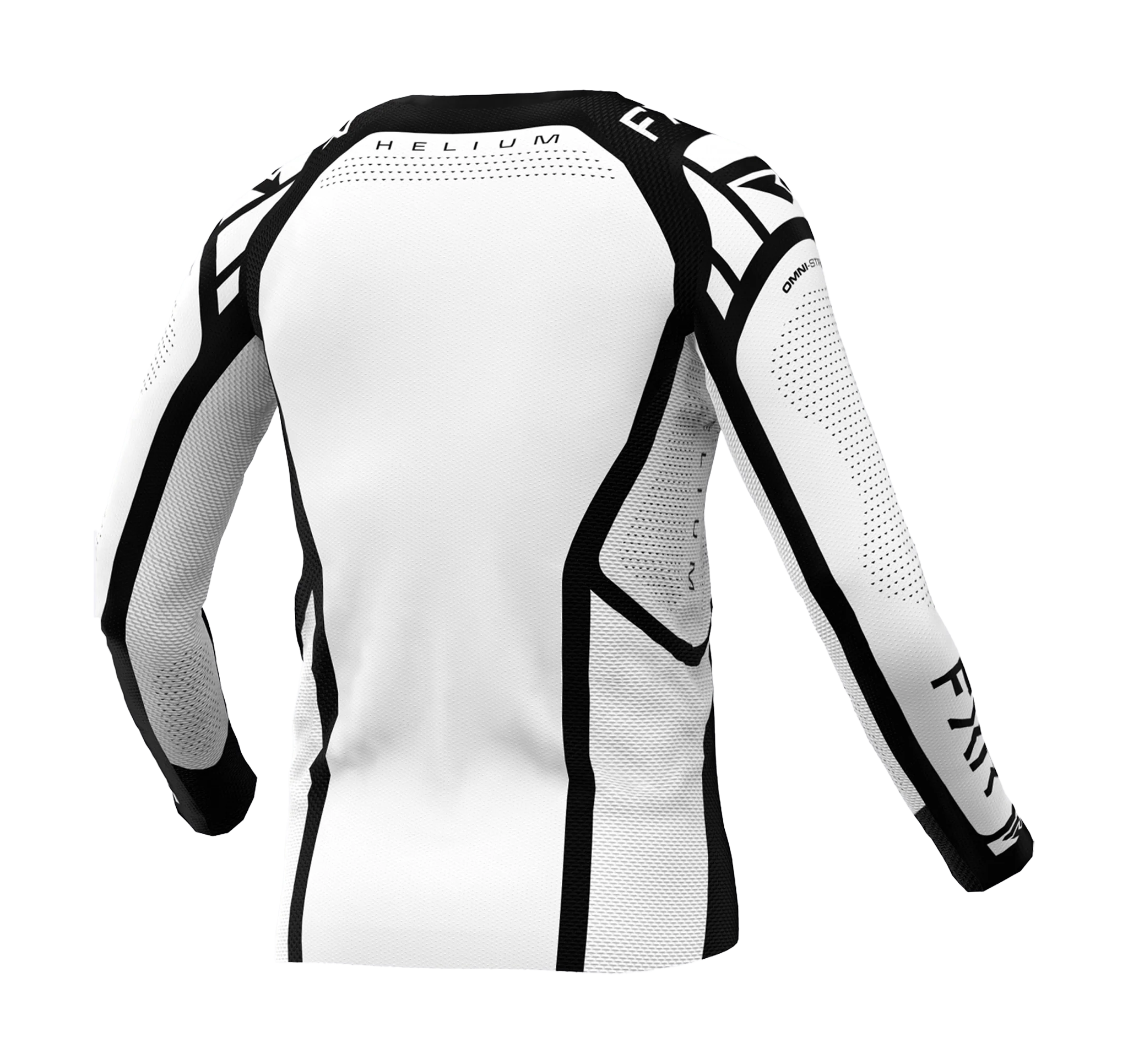 FXR Cross Shirt 2026 Helium - Wit / Zwart