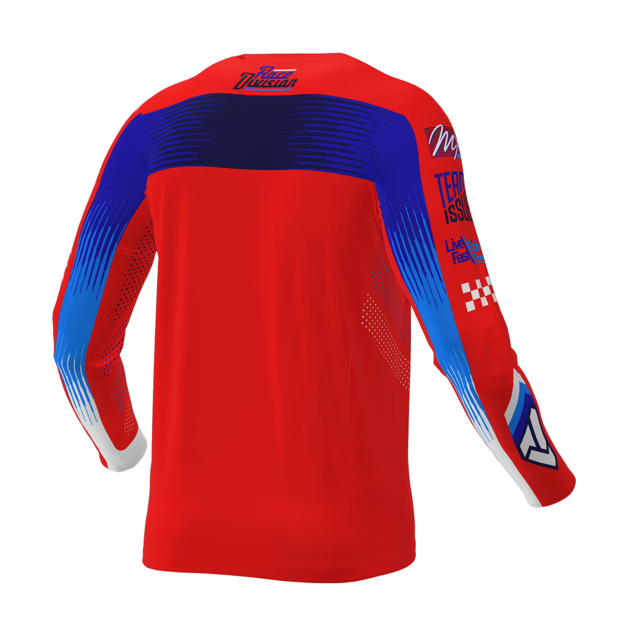 FXR Cross Shirt 2026 Podium Gladiator - Rood / Blauw / Wit